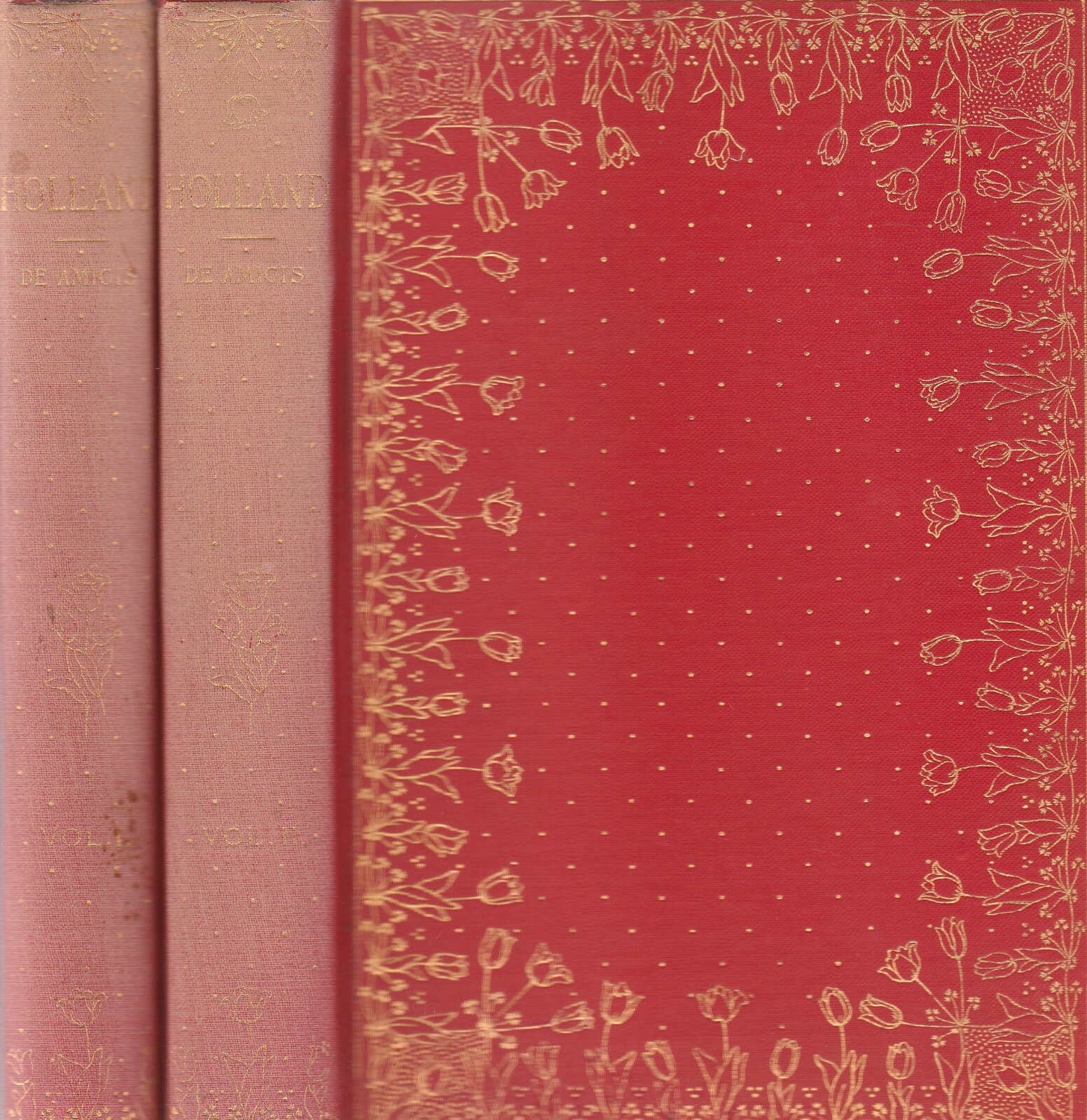 HOLLAND BY EDMONDO DE AMICIS, 1894, ILLUSTRATED, COMPLETE IN 2 VOLUMES