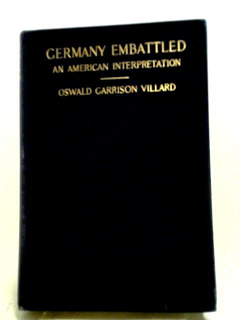 Germany Embattled American Interpretion (Oswald G. Villard 1915) (ID:34164)