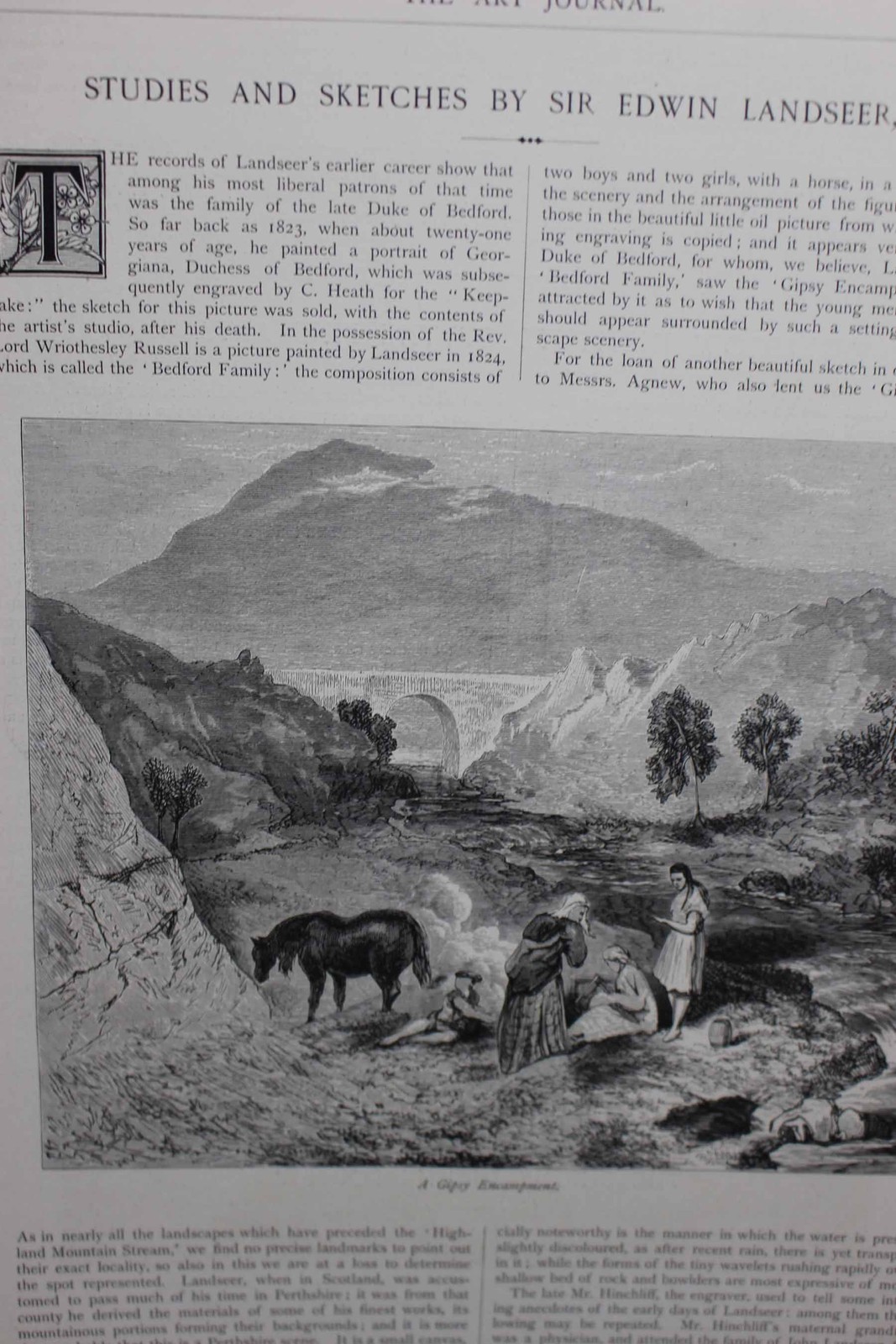 Articles: Studies & Sketches by Sir Edwin Landseer; Glascow Institute of the