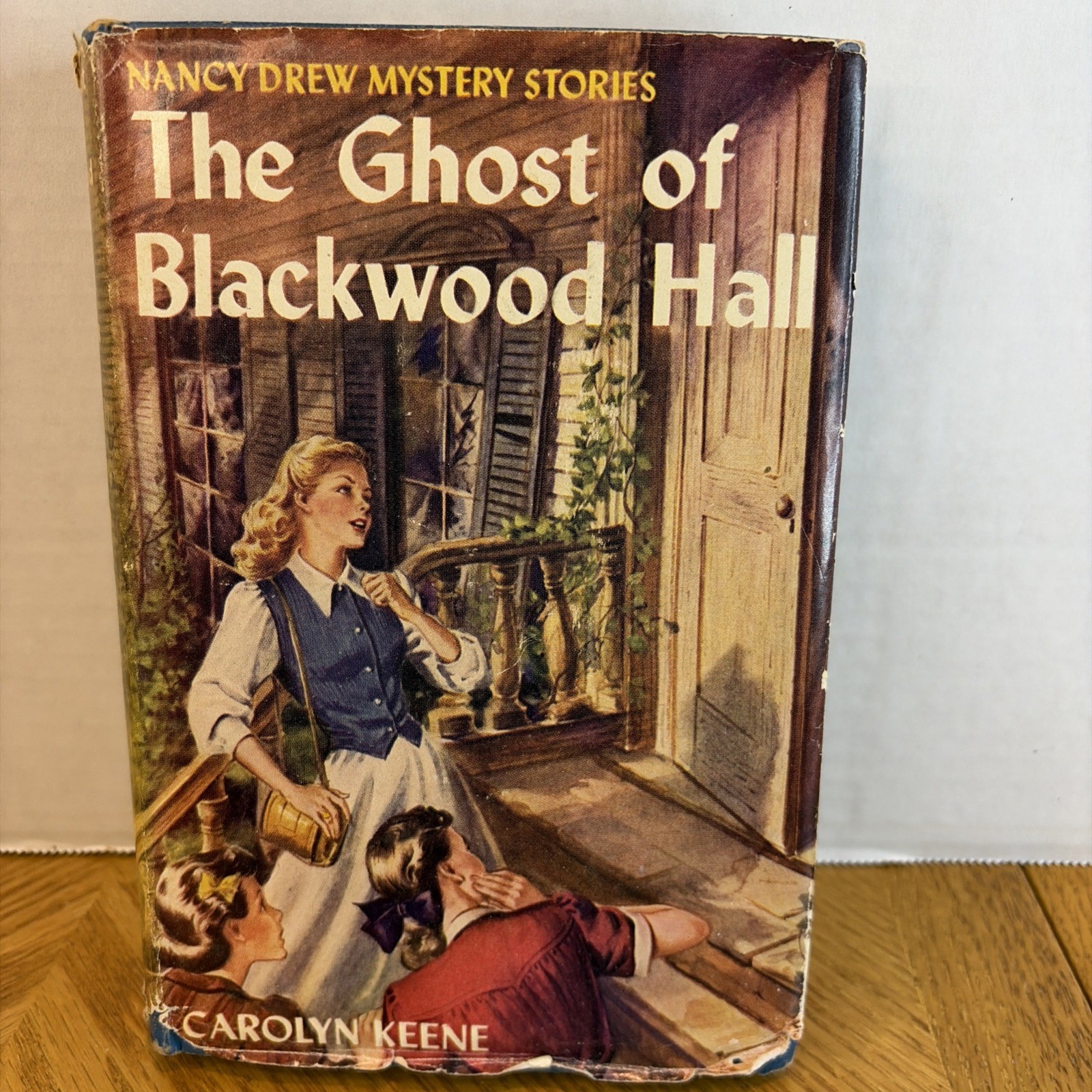 NANCY DREW #25: THE GHOST OF BLACKWOOD HALL by Carolyn Keene 1948 HCDJ