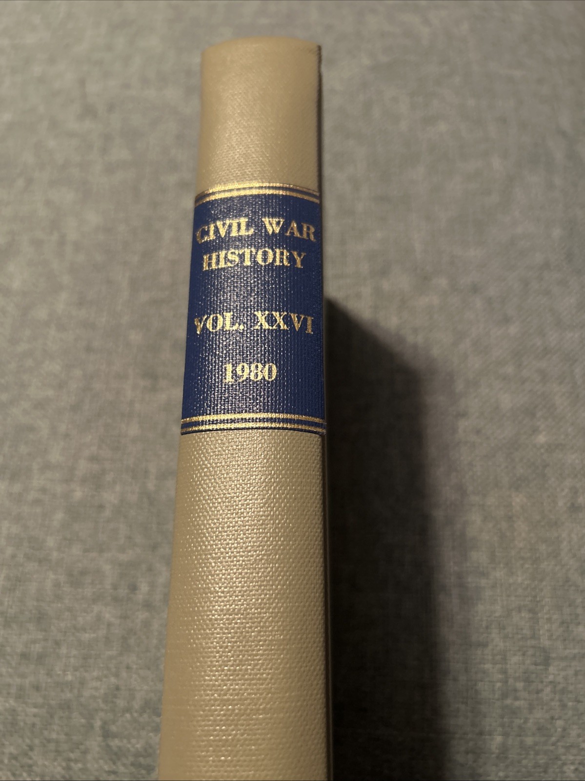 Civil War History 1980 Academic Journal Kent State 4 Bound Volumes XXVI