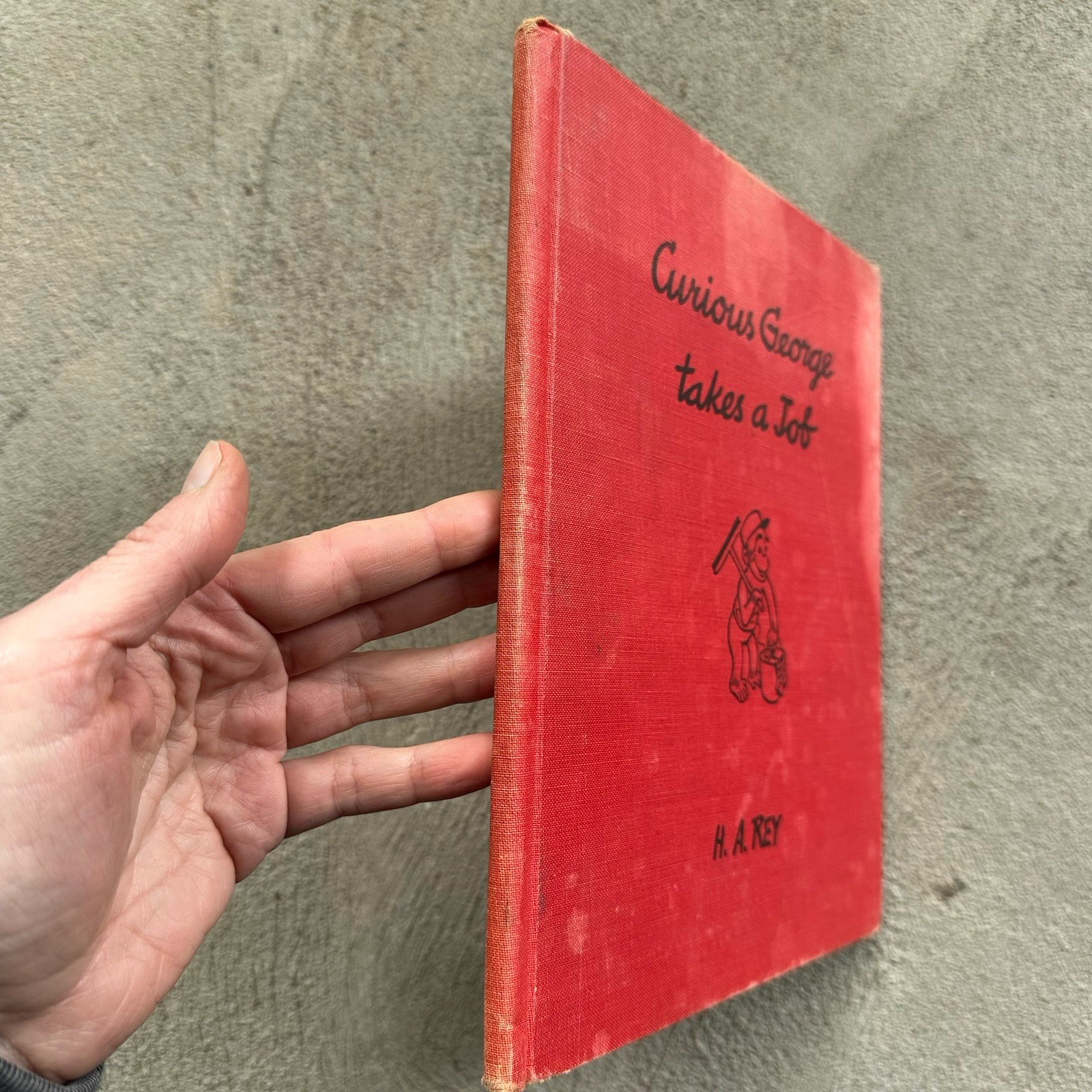 Vtg. Curious George 1941 H.A. Rey Houghton Mifflin Hardback Early Printing