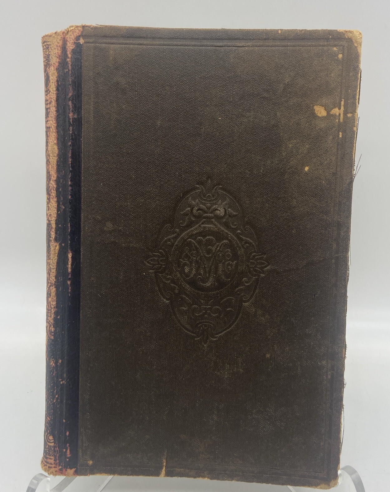 1865 Antique Algebra Book Colleges Academies P A Towne Civil War Era Schoolbook
