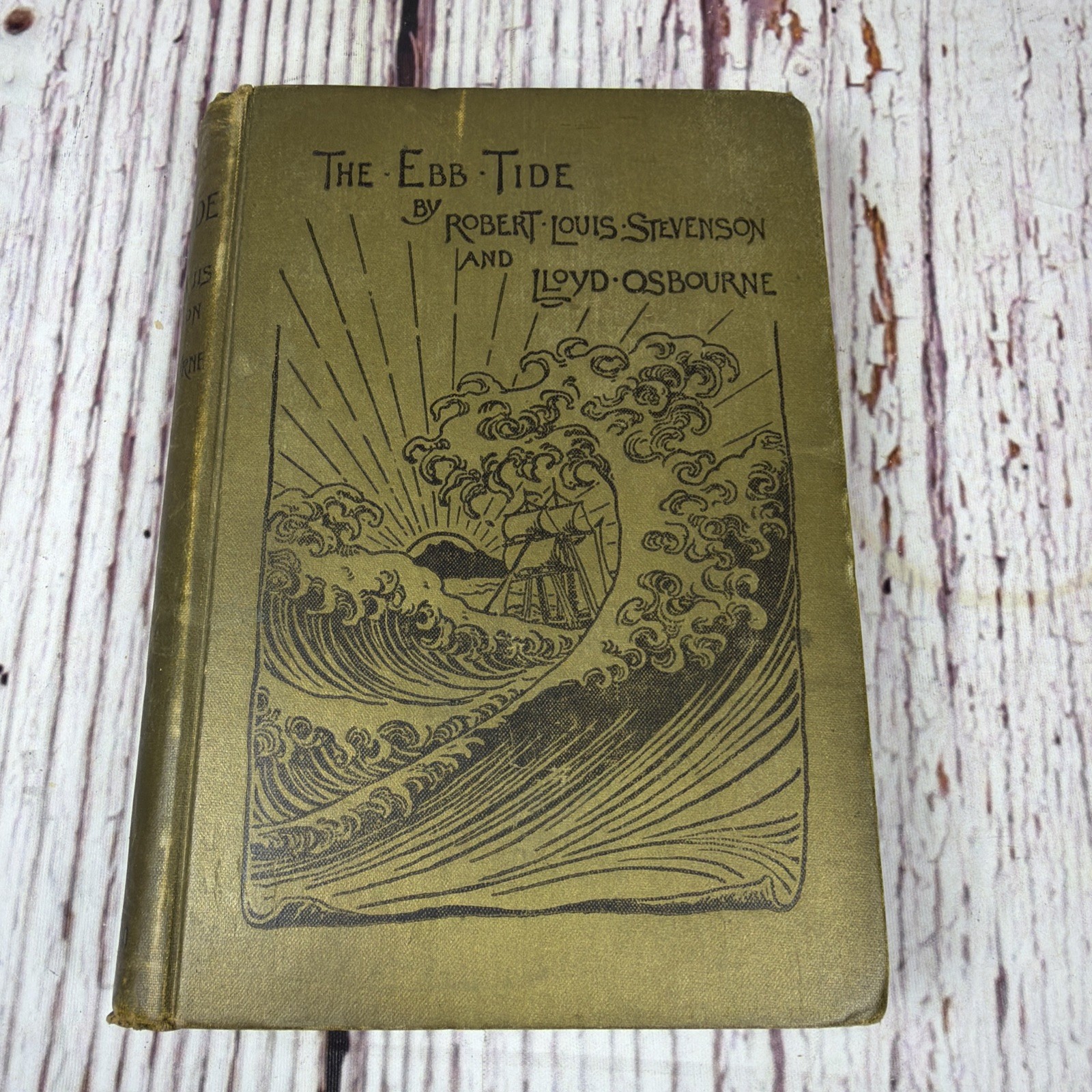 1894 ‚THE EBB-TIDE‘ by ROBERT LOUIS STEVENSON 1ST ED TAHITI SOUTH SEA MARITIME