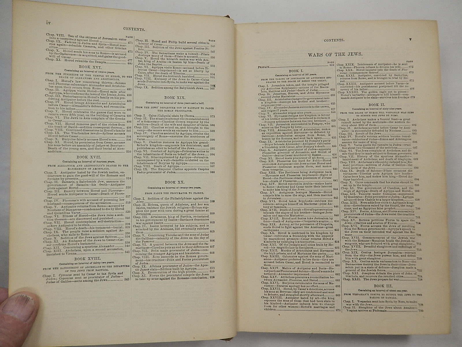 The Works of Flavius Josephus: Jewish History and Wars, David McKay Pub., 1890