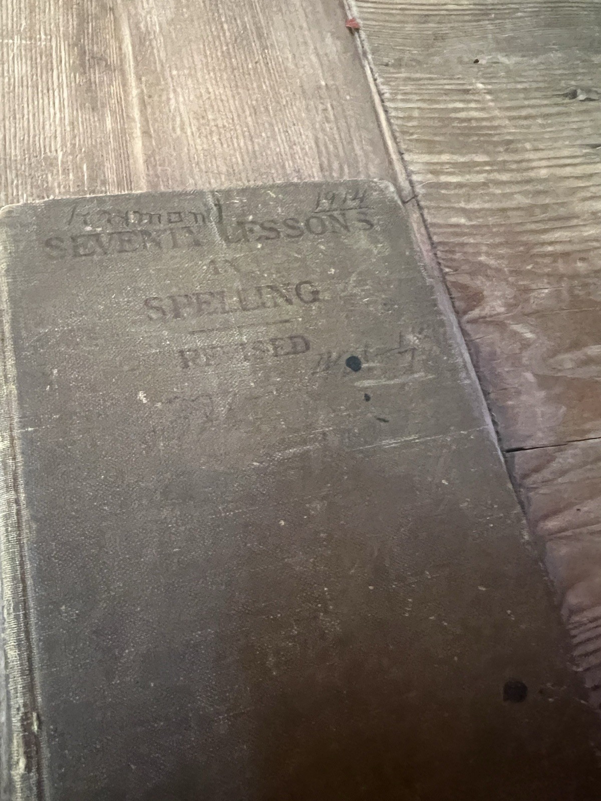 Antique School Book Stack 1892-1906 Webster Dictionary Speller Arithmetic Ohio