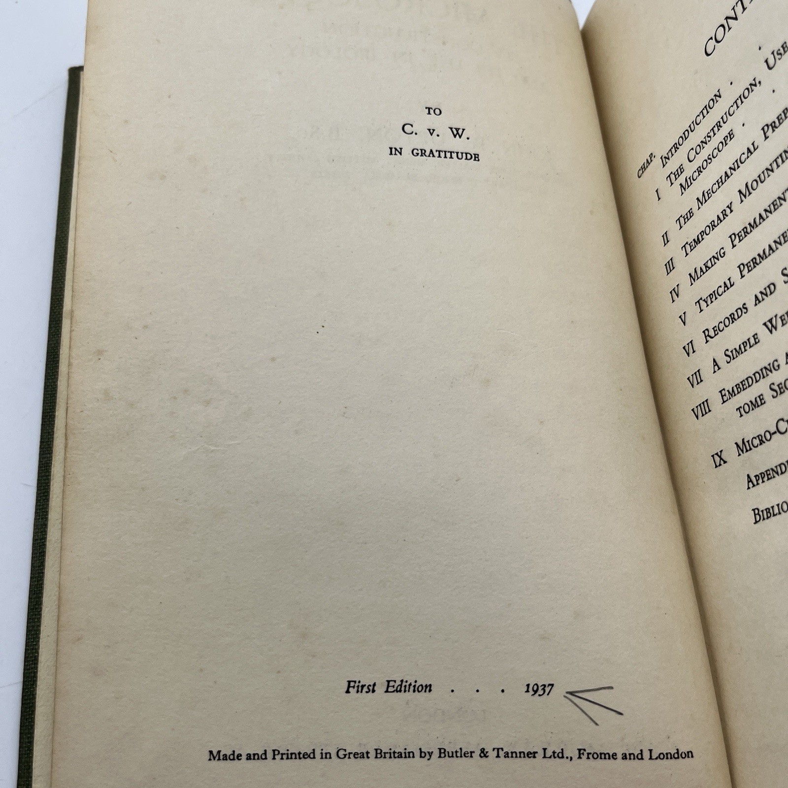 The Microscope Its Construction And Its Use In Biology 1ST 1937 By John R. Upton