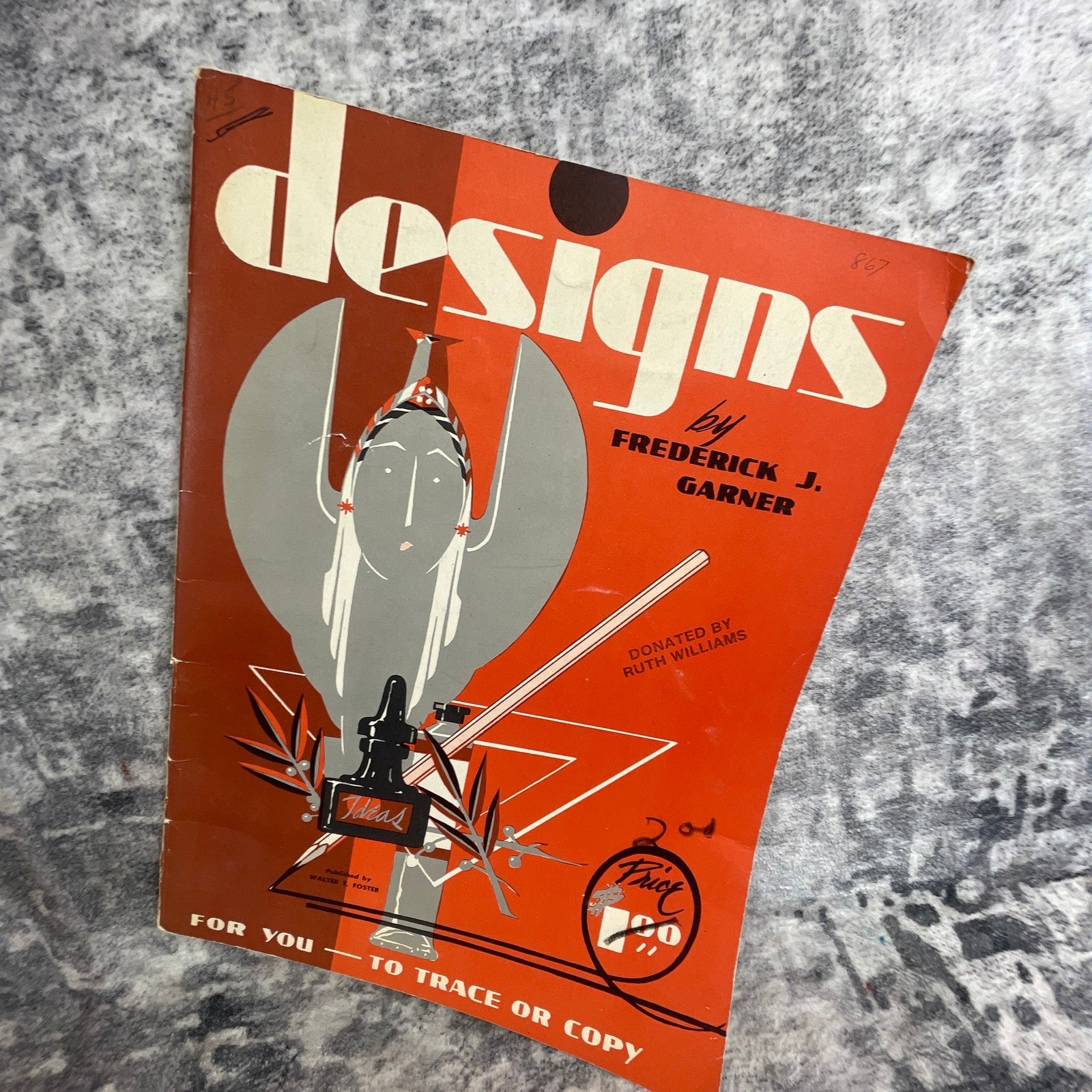 Designs Art Instruction Book Walter Foster Frederick J. Garner