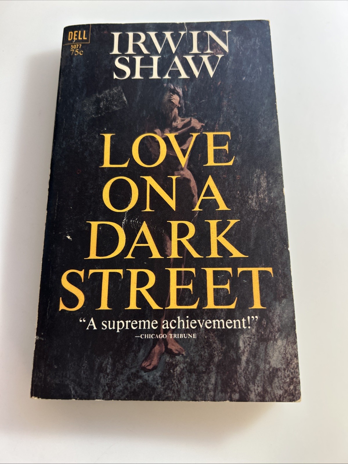 LOVE ON A DARK STREET Irwin Shaw VTG ? 1966 Dell FIRST PRINTING PB 2905