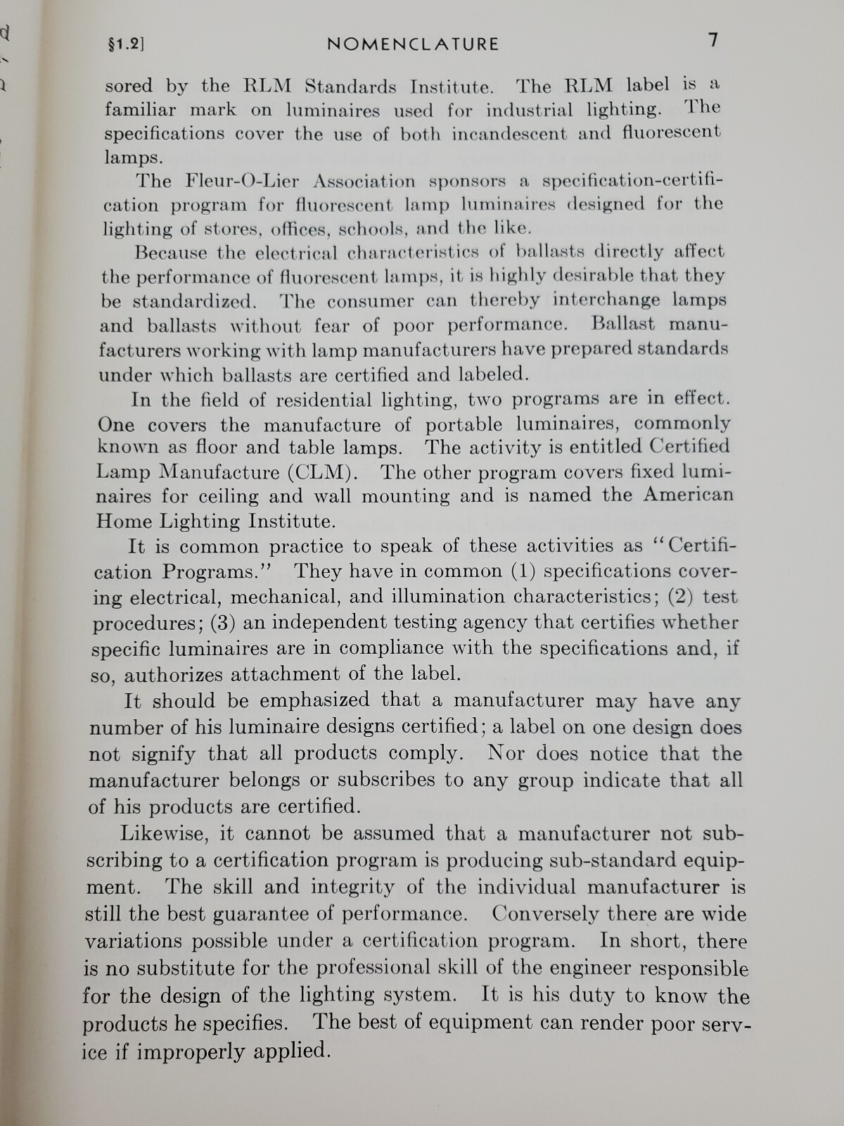 1958 Vintage Book Introduction To Lighting Prentice-Hall Howard M Sharp Main
