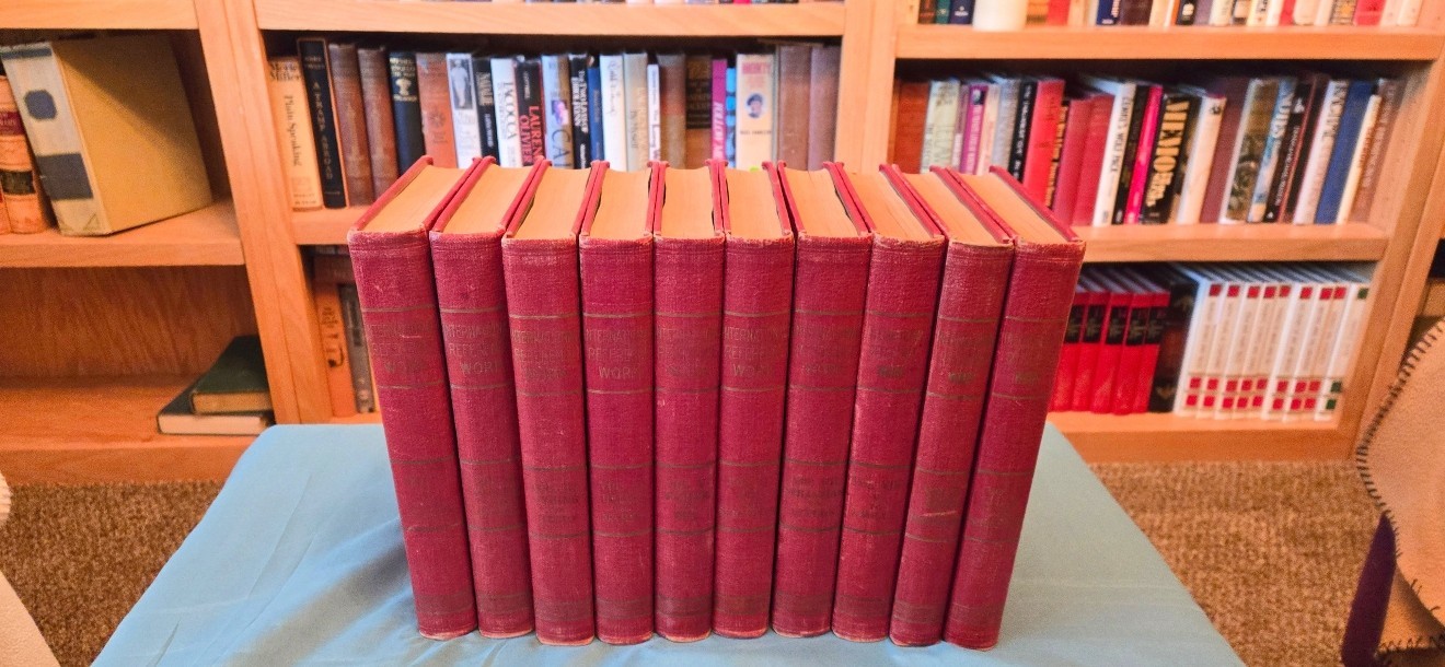 Antique International Reference Book Set 10 volumes 1927