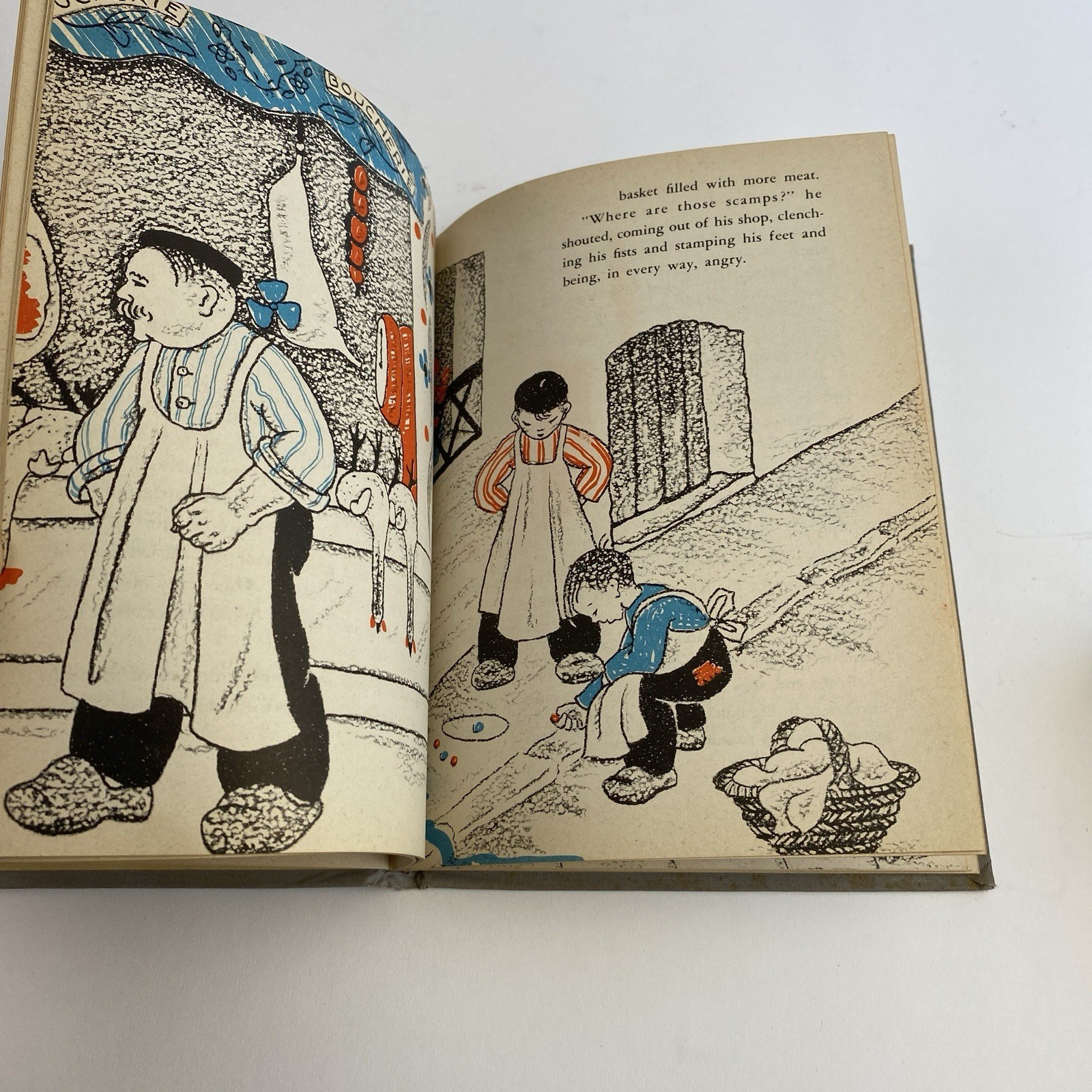 Elizabeth Orton JONES Ragman of Paris & his Ragamuffins 1937 Antique Kids Book