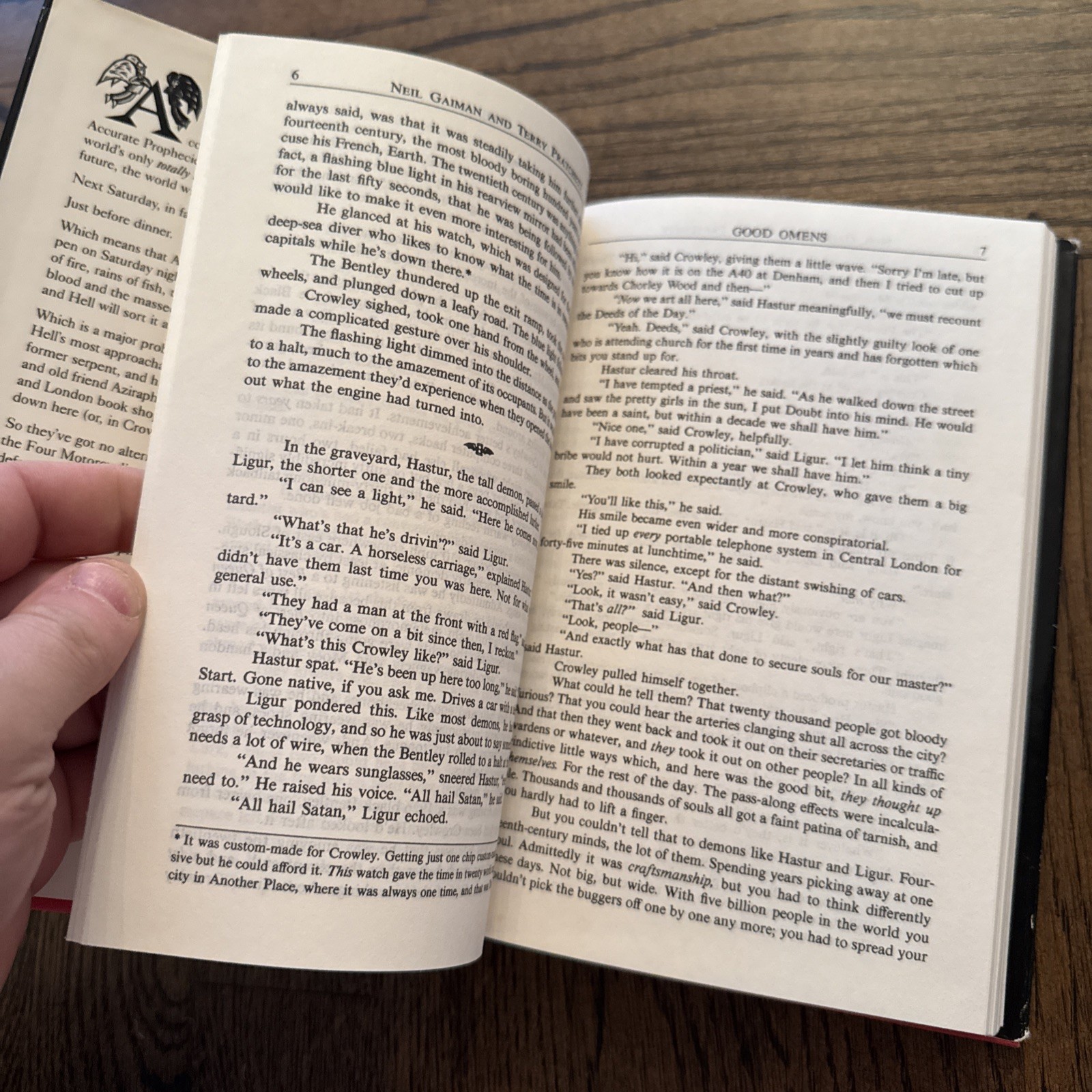 Good Omens By Neil Gaiman & Terry Pratchett BCE Book Club Edition