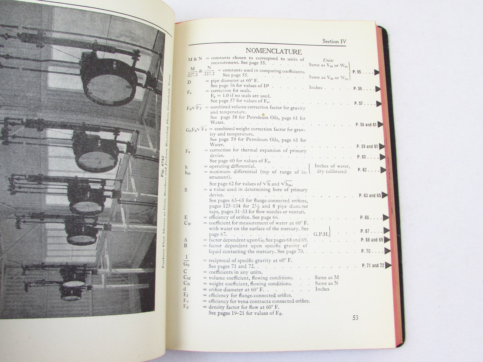 Principles & Practice of Flow Meter Engineering L K Spink 1943 Foxboro 6th Ed
