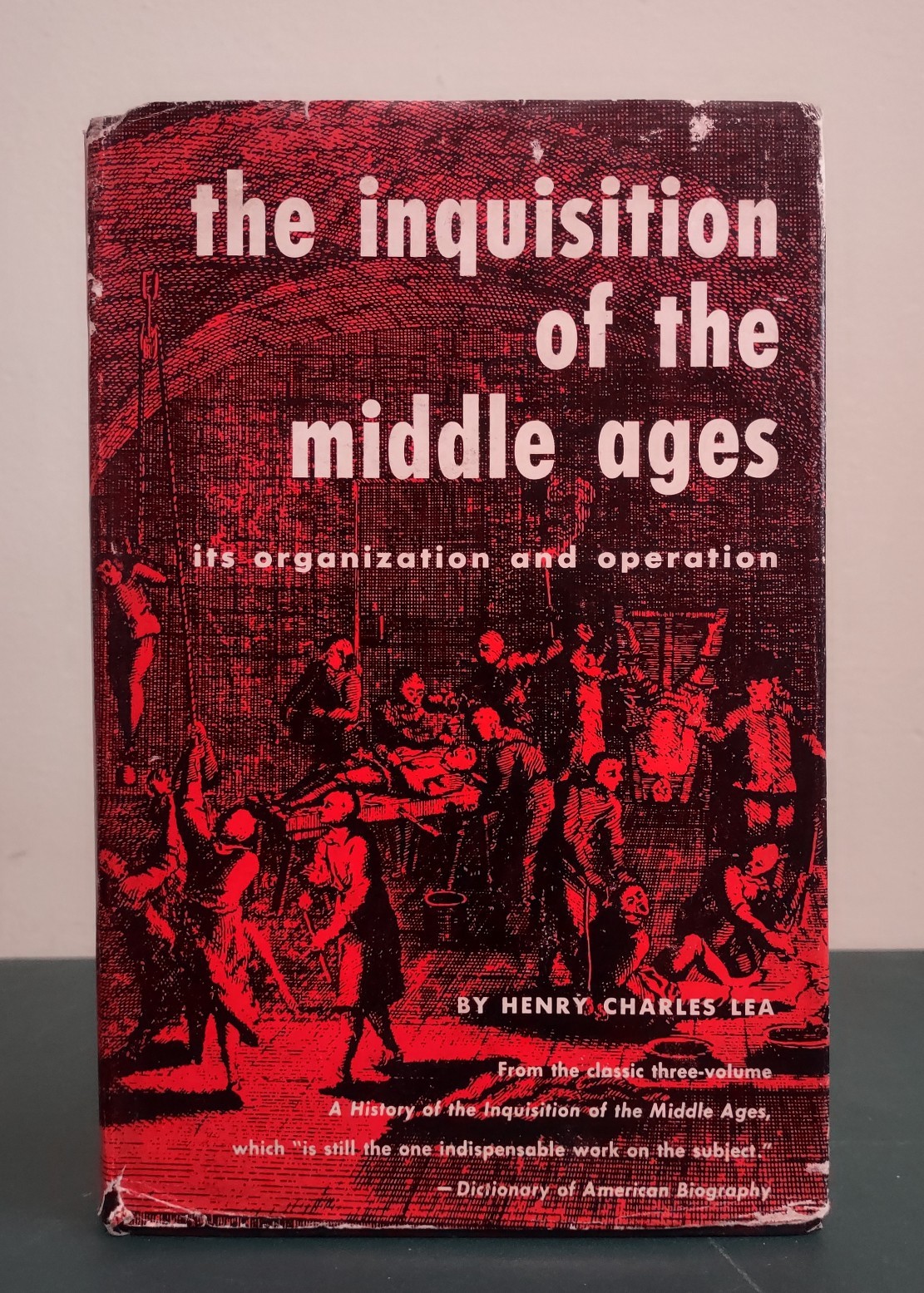 The Inquisition Of The Middle Ages Henry Charles Lea 1st Abridged ED 1954 HB