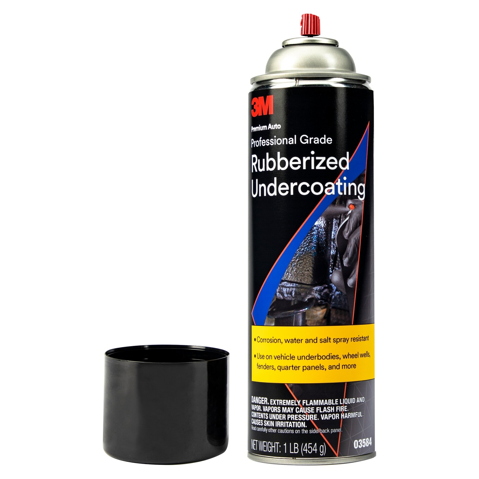 3M™ Professional Grade Rubberized Undercoating, 03584, 16 oz
