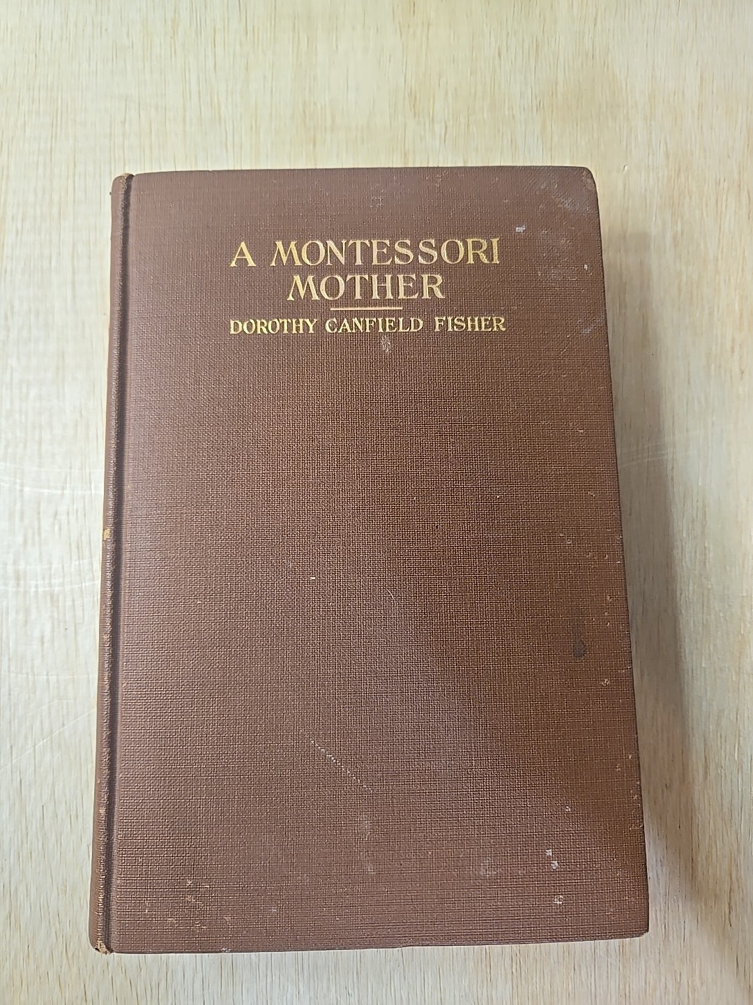 A montessori mother by dorothy canfield fisher 1913 Henry holt and company HC