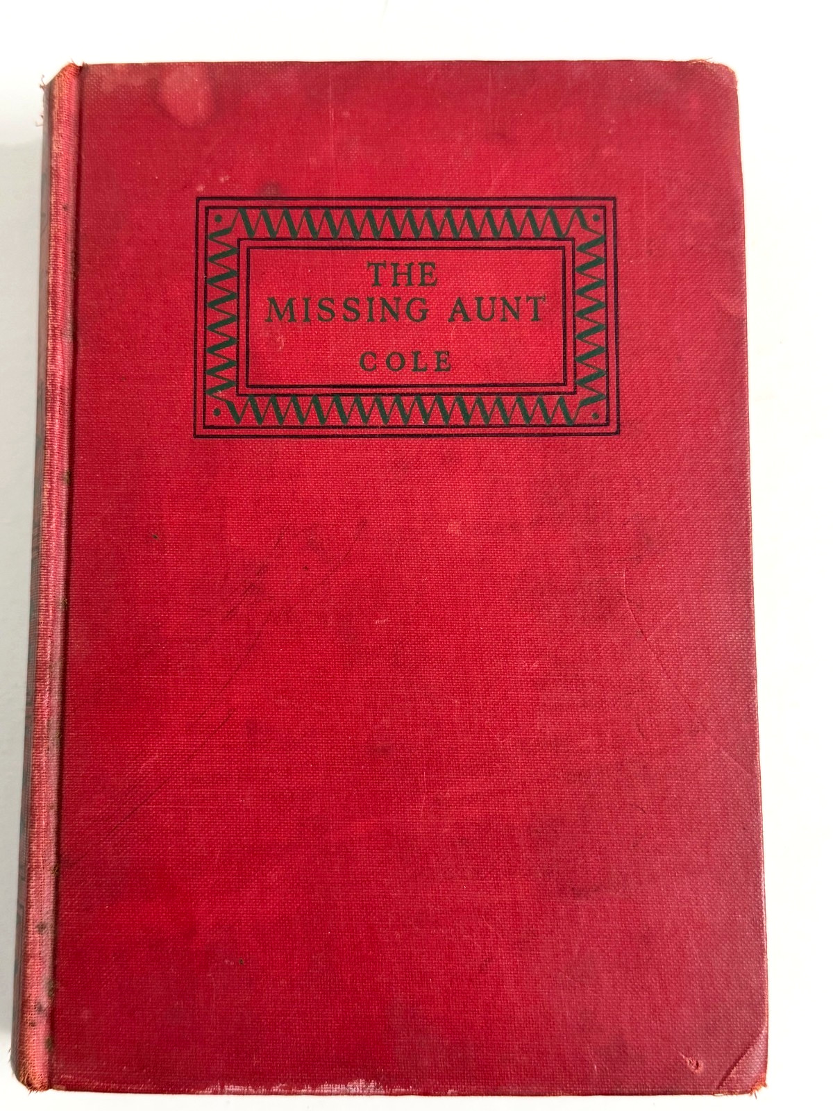 G.D.H. & M. COLE THE MISSING AUNT 1938 Hardcover 1st Edition no DJ