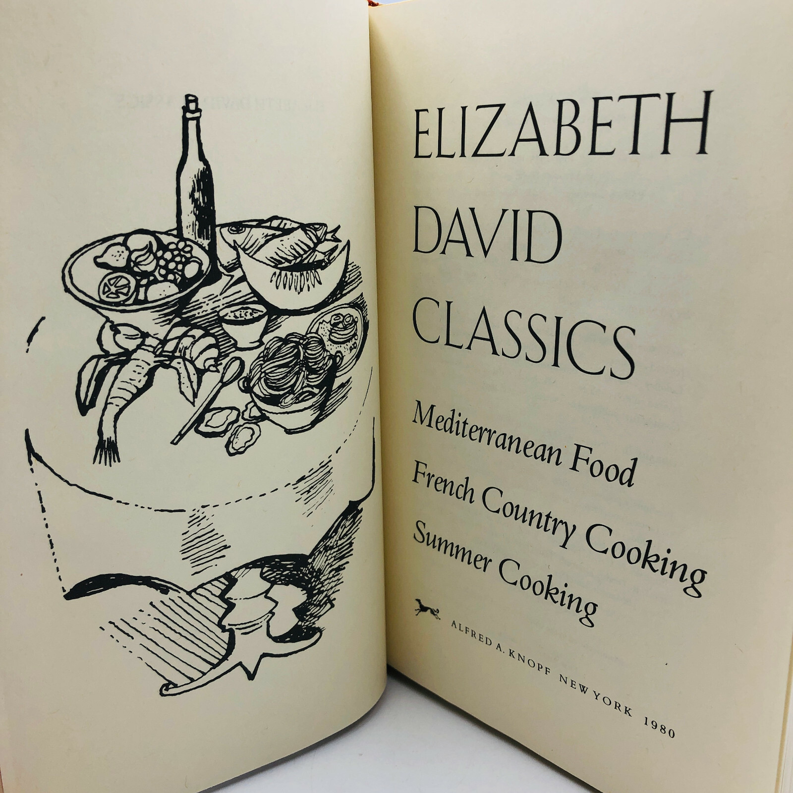 Elizabeth David Classics – 1980 First American Edition HC DJ