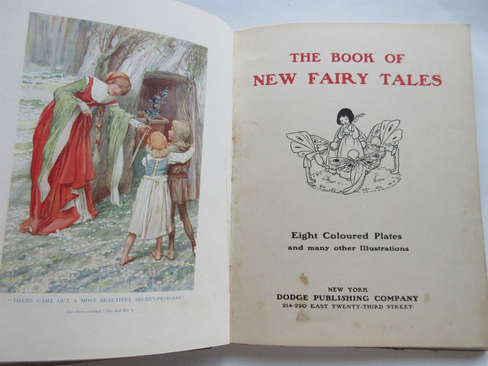 The Book of New Fairy Tales HC Dodge Publishing Co NY 8 Coloured Plates