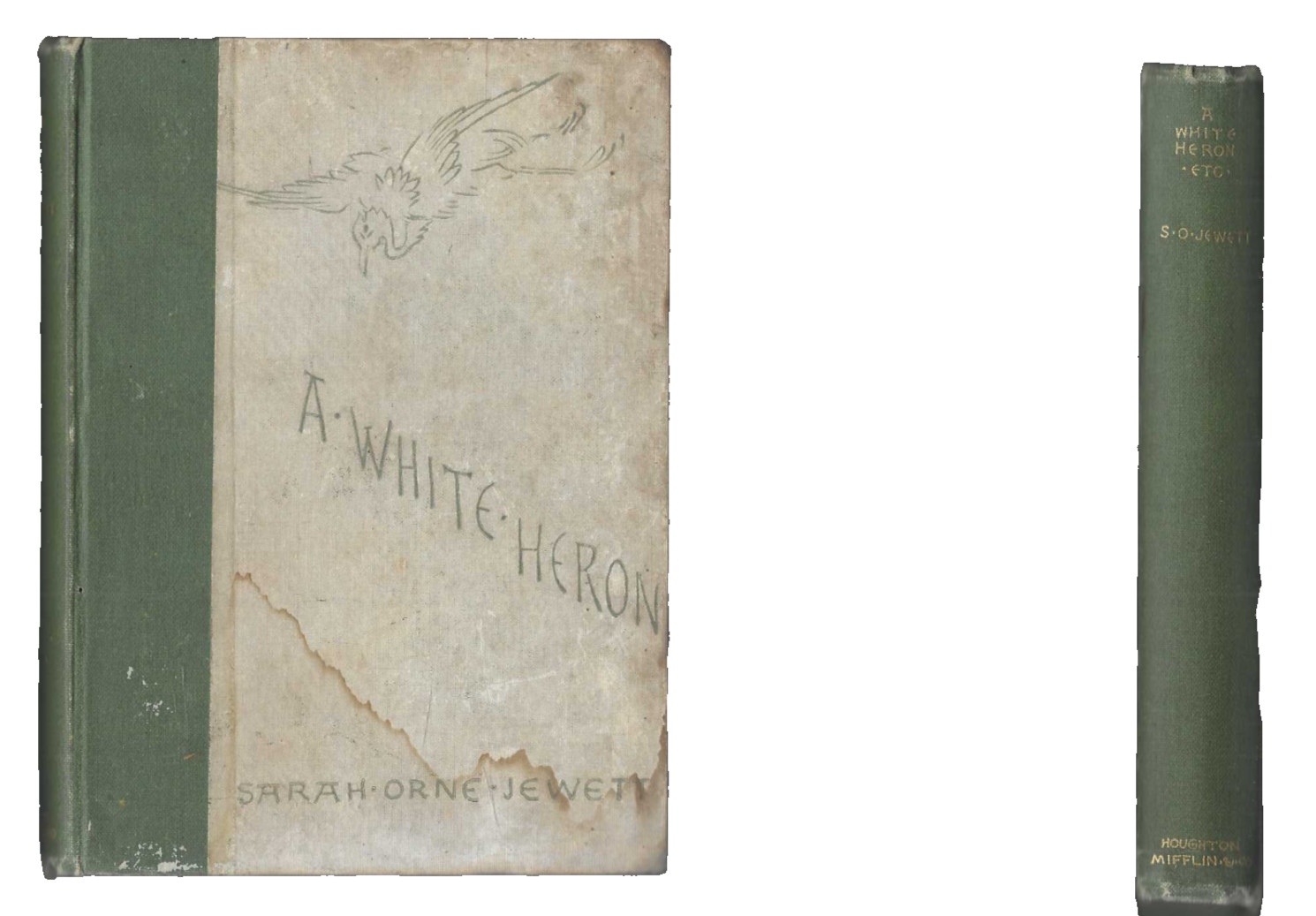 Sarah Orne Jewett 1886 antique A White Heron orig 1st Edition 9 short stories HC