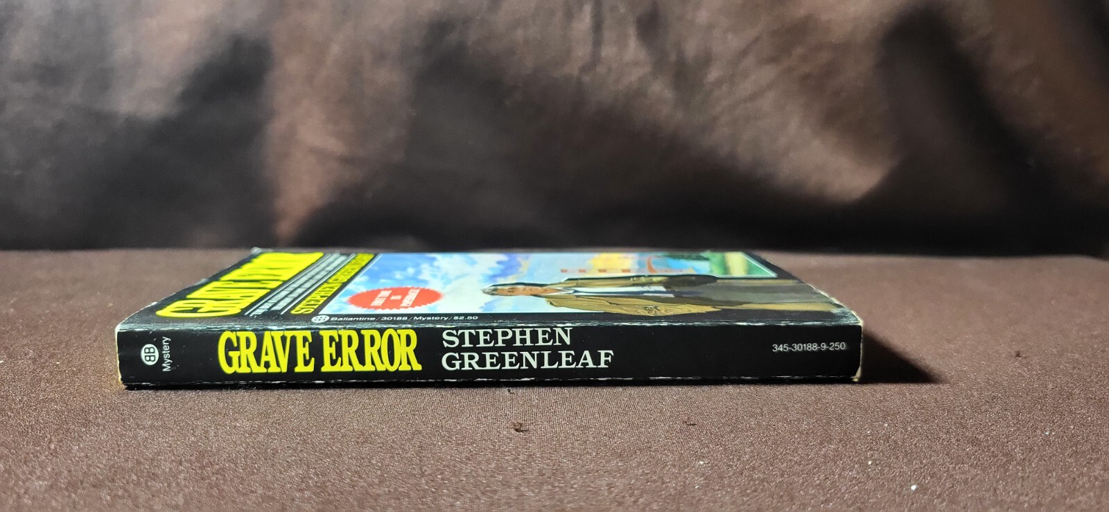 Grave Error by Stephen Greenleaf 1982 Ballantine 1st Printing Paperback