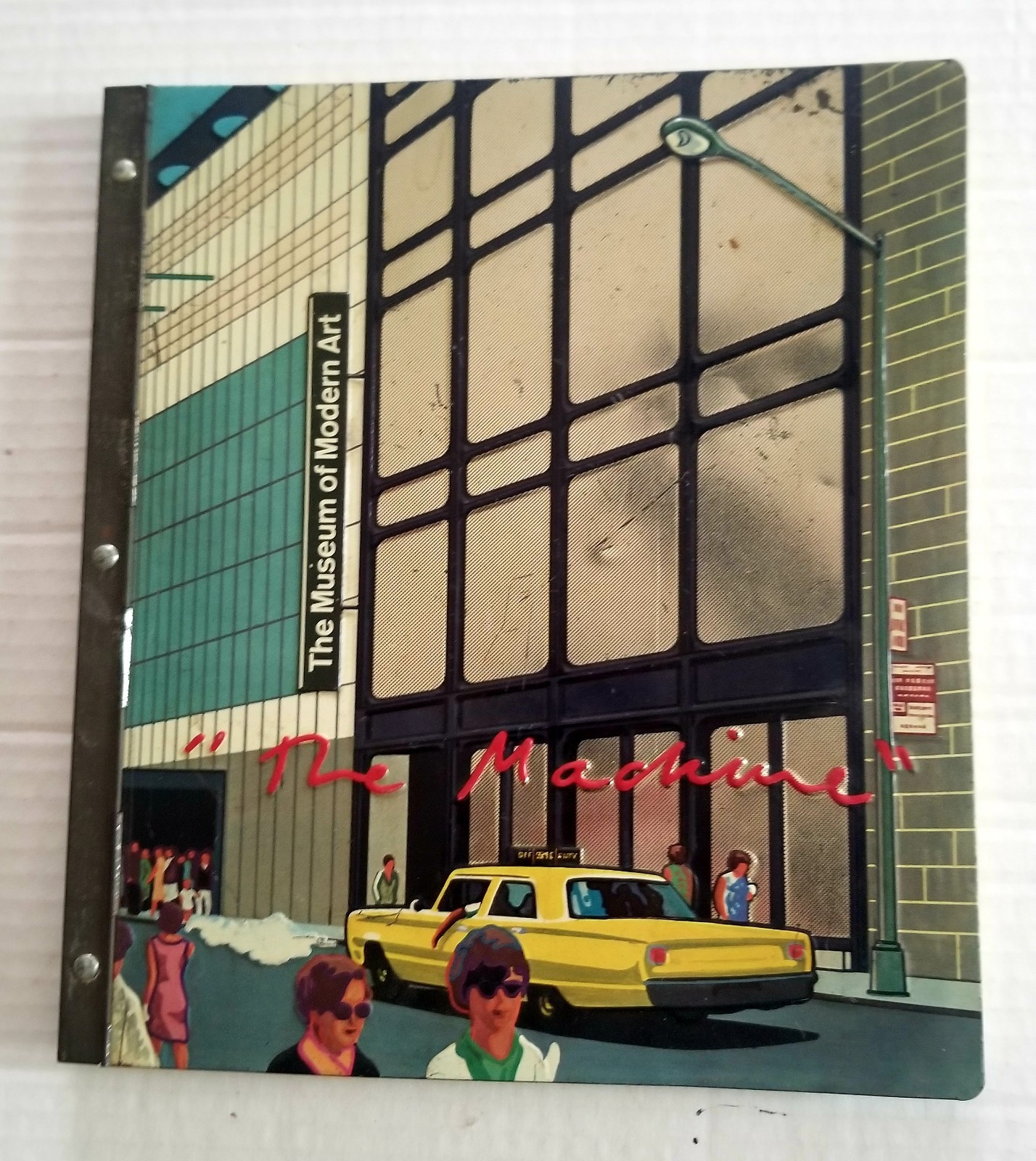 Museum Of Modern Art The Machine Book by K. G. Hulten c1968 Metal Covers