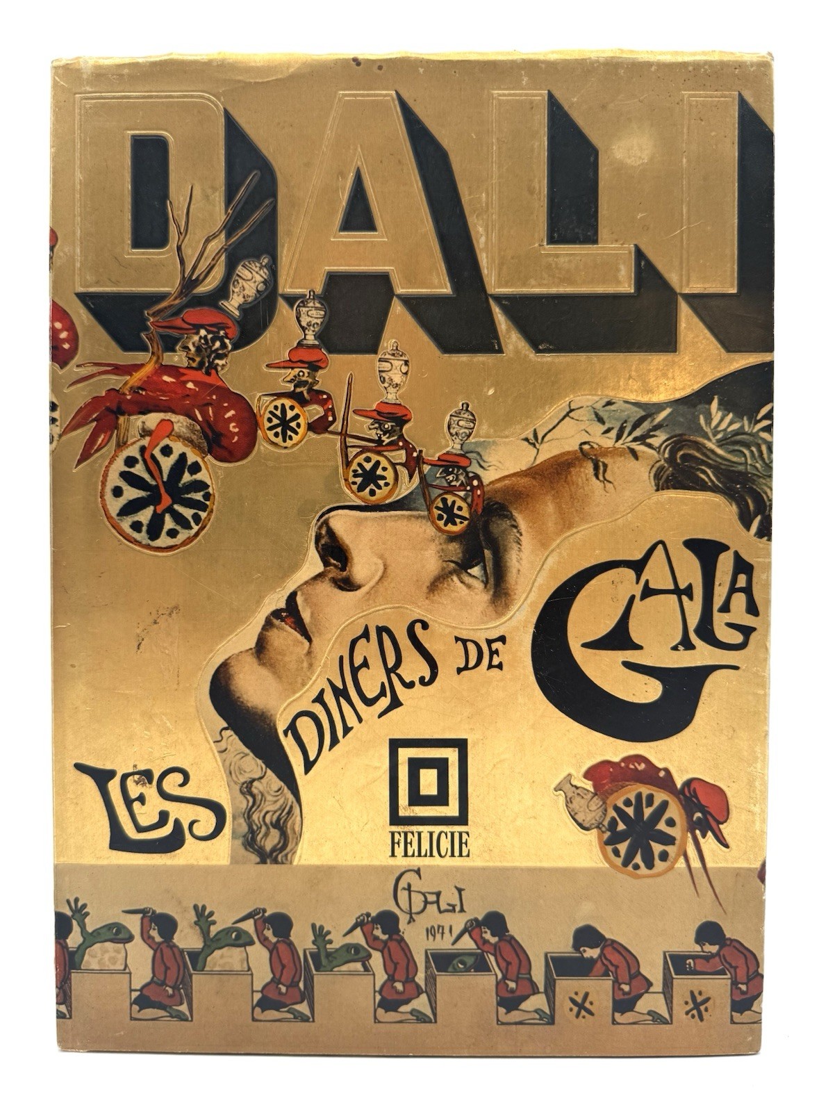 Salvador Dali Les Diners De Gala 1973 First Edition Hardcover Book w/ Dustjacket