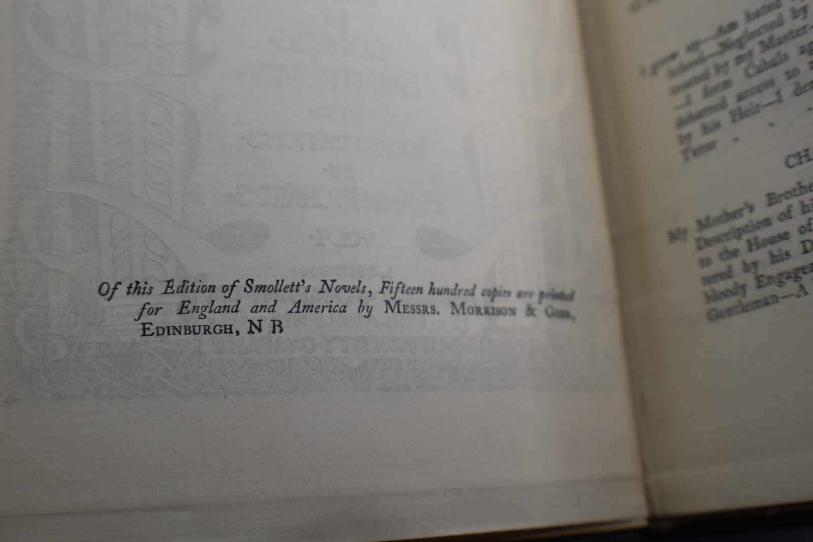 1900/1903 *LIMITED ED* THE WORKS OF TOBIAS SMOLLETT *12 Volumes* ILLUSTRATED