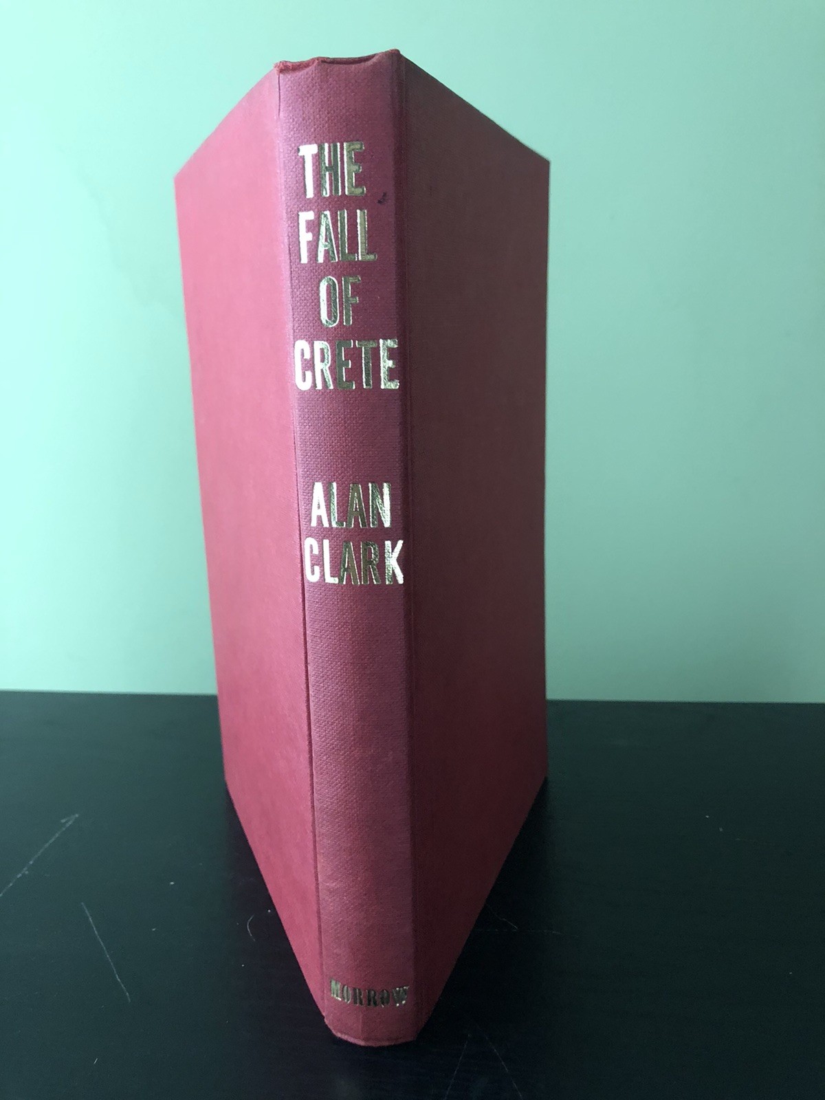 THE FALL OF CRETE ’62 Alan Clark WWII German Air Strikes GREECE 1st Ed 2nd Print
