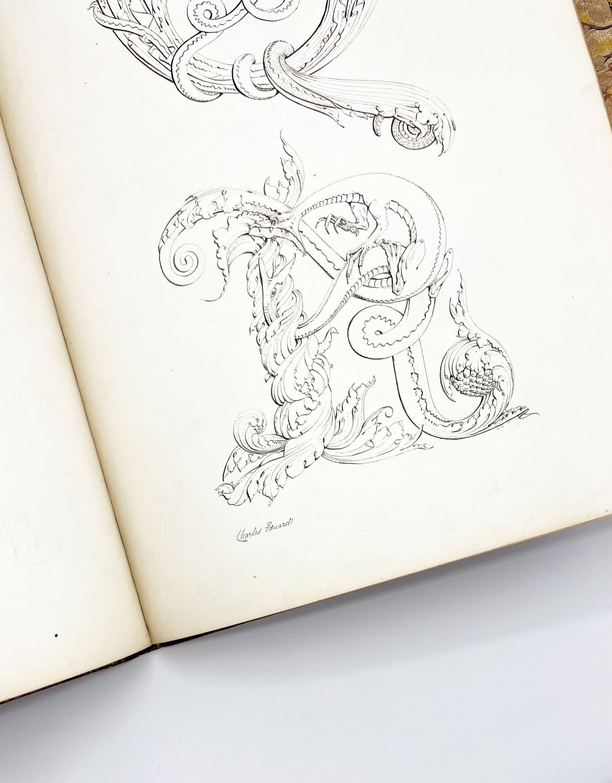 Charles Sir Eduard / Sobieski-Stuart Manuscript Abecebestiary 1st Edition 1842