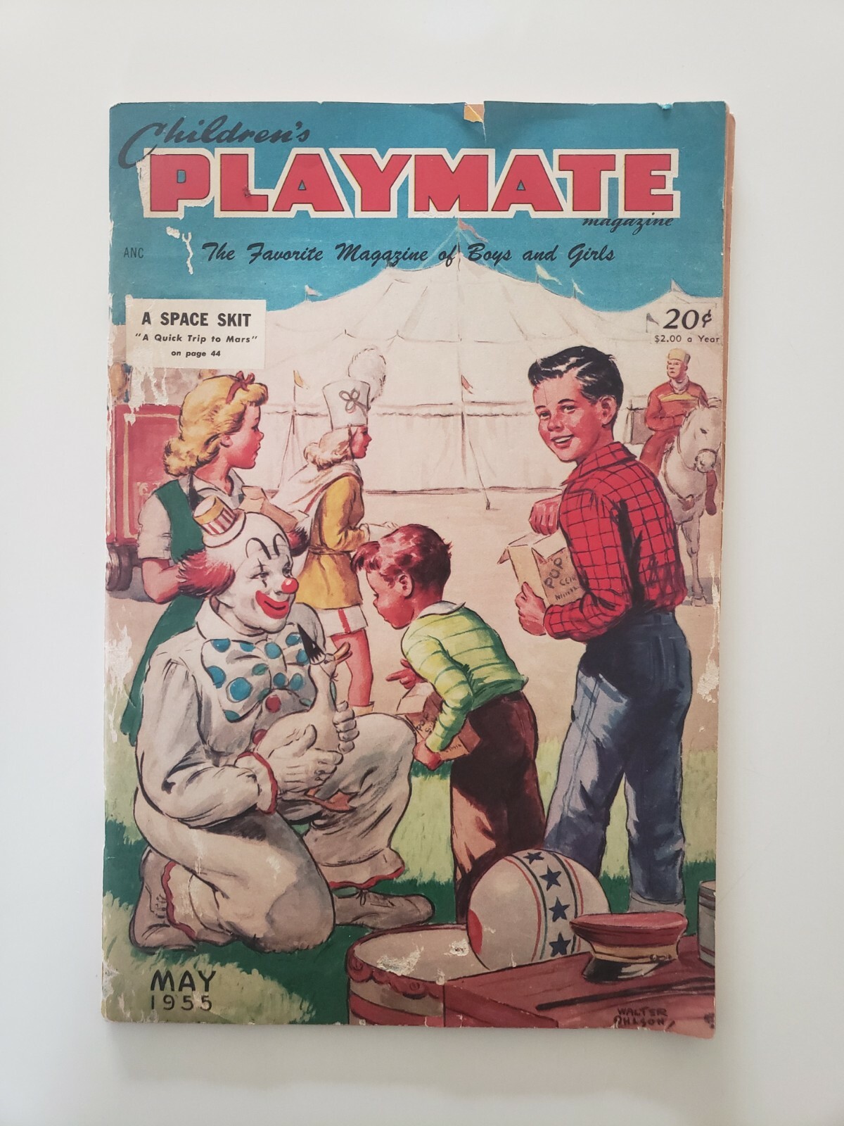 Children’s Playmate Magazine, May 1955, Vol. 26, No. 12. ill. Fern Bisel Peat