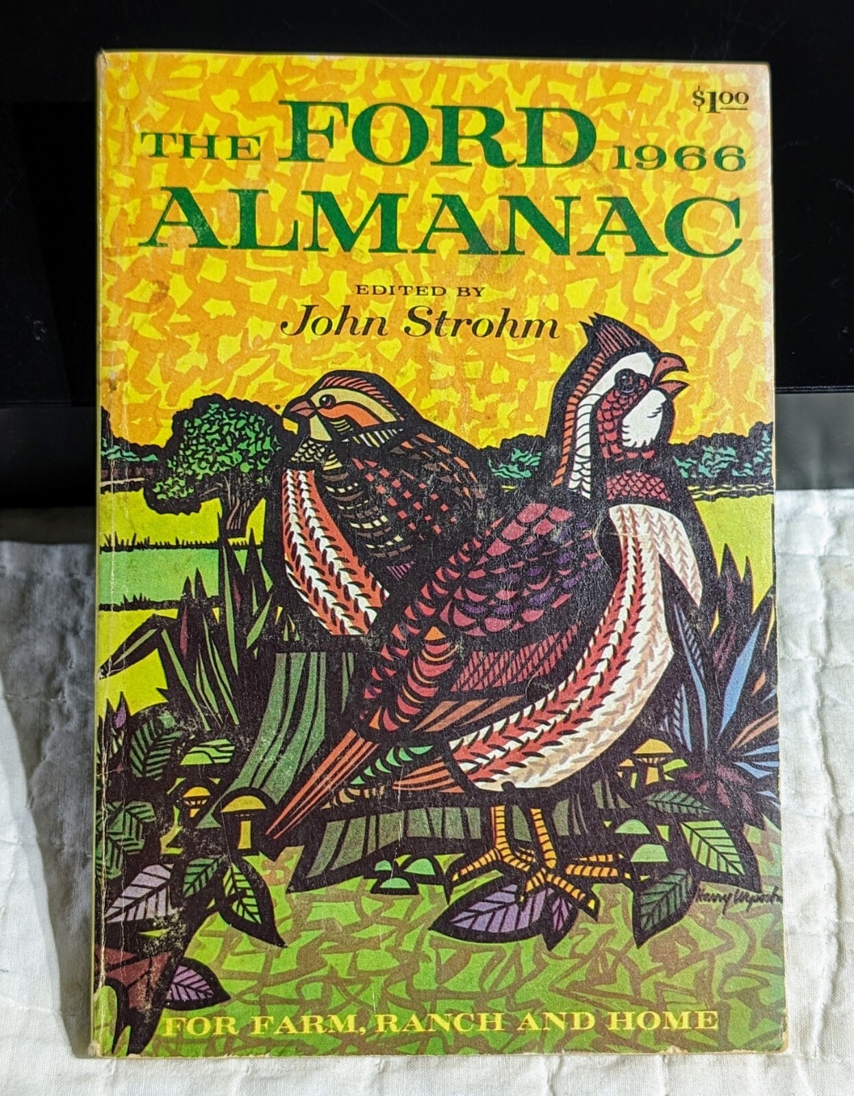 Vintage Almanac The Ford 1966 Golden Press Ford Motor Company Edited John Strohm