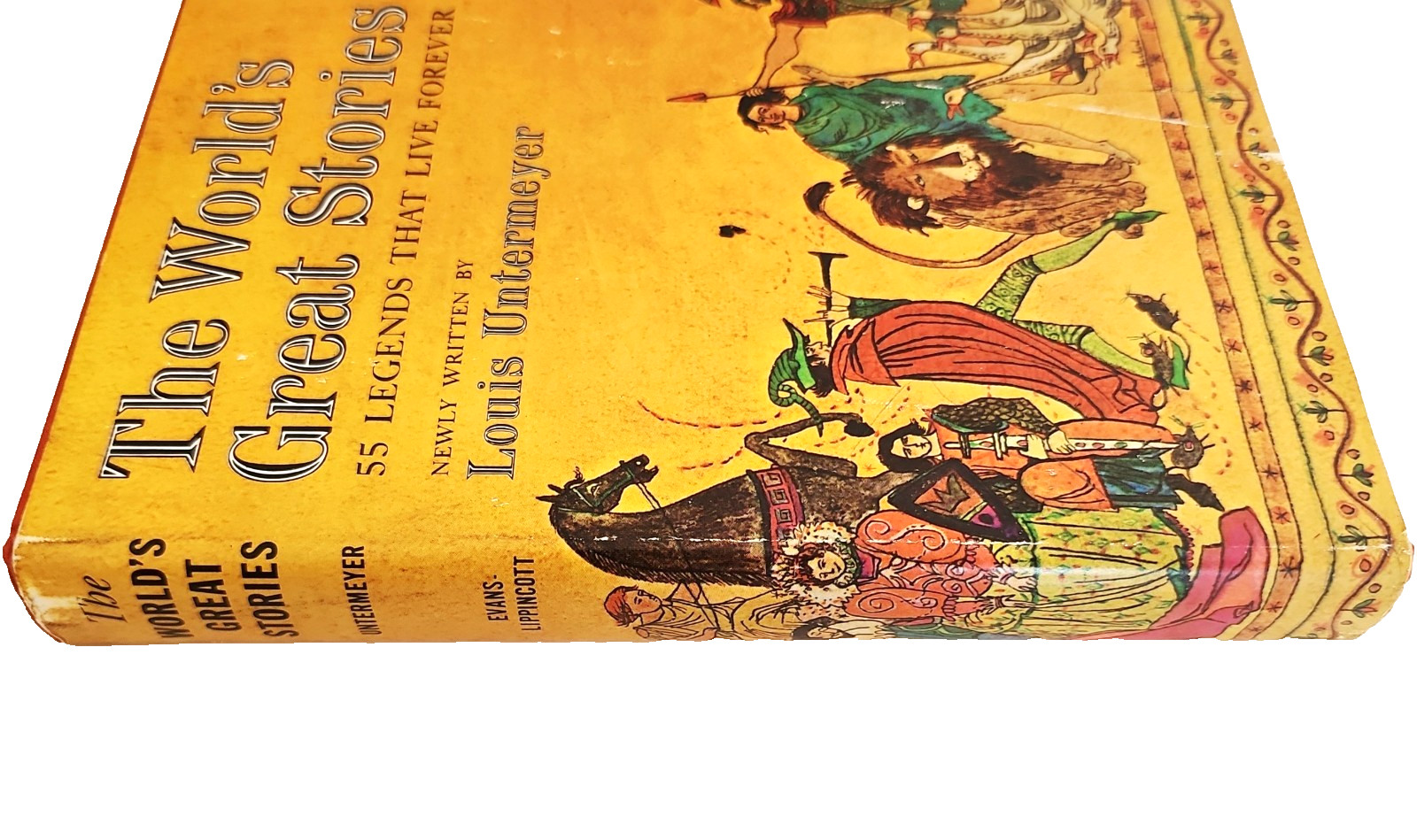 1964 The World’s Great Stories Louis Untermeyer Illustrated HC 2nd Printing