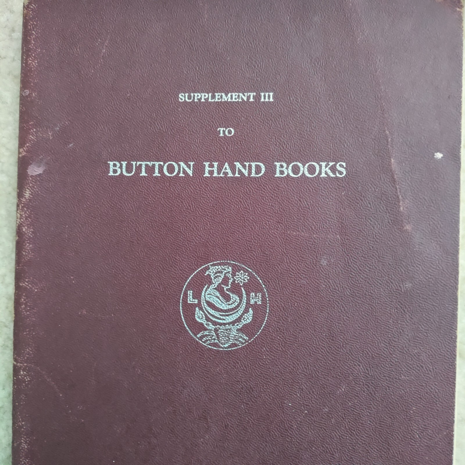 (3) VTG Button Hand Books Supplements 1943-1949 Florence Zacharie Ellis Nicholls