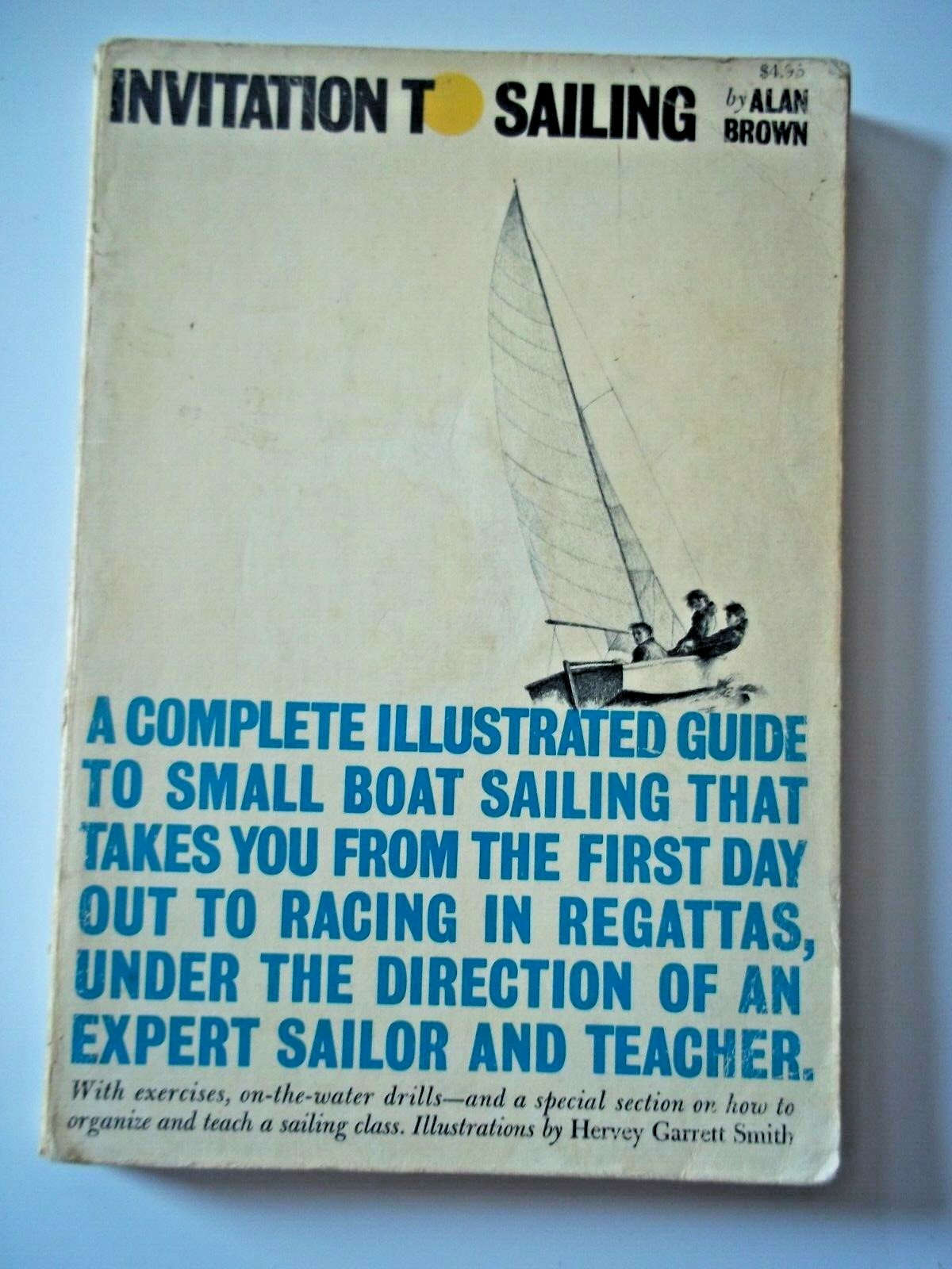 1968 INVITATION TO SAILING By ALAN BROWN Simon & Schuster Book, 224 Pages GUIDE