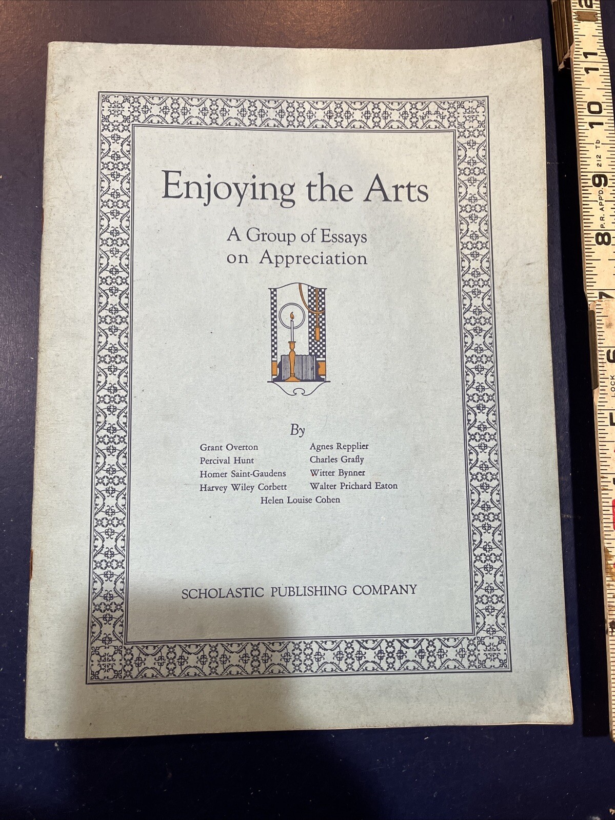 Enjoying The Arts 1926 SC Scholastic Essays On Painting, Architecture, Drama +