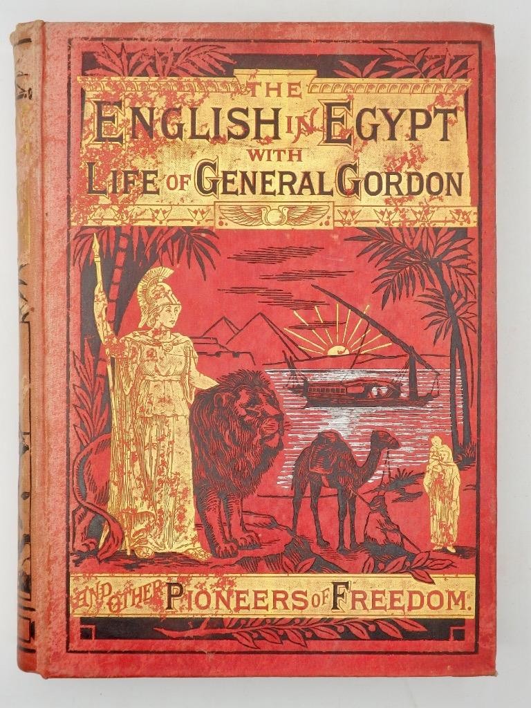 c1890 The ENGLISH IN EGYPT With LIFE OF GENERAL GORDON & Other Pioneers