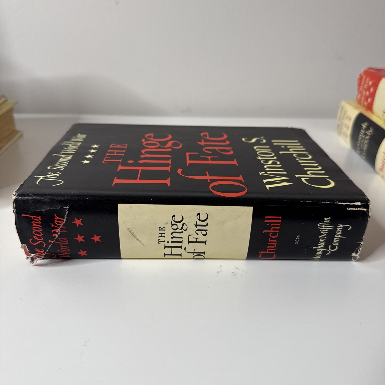 Second World War Hardcover Winston Churchill Complete Set Volumes 1 2 3 4 5 6 DJ