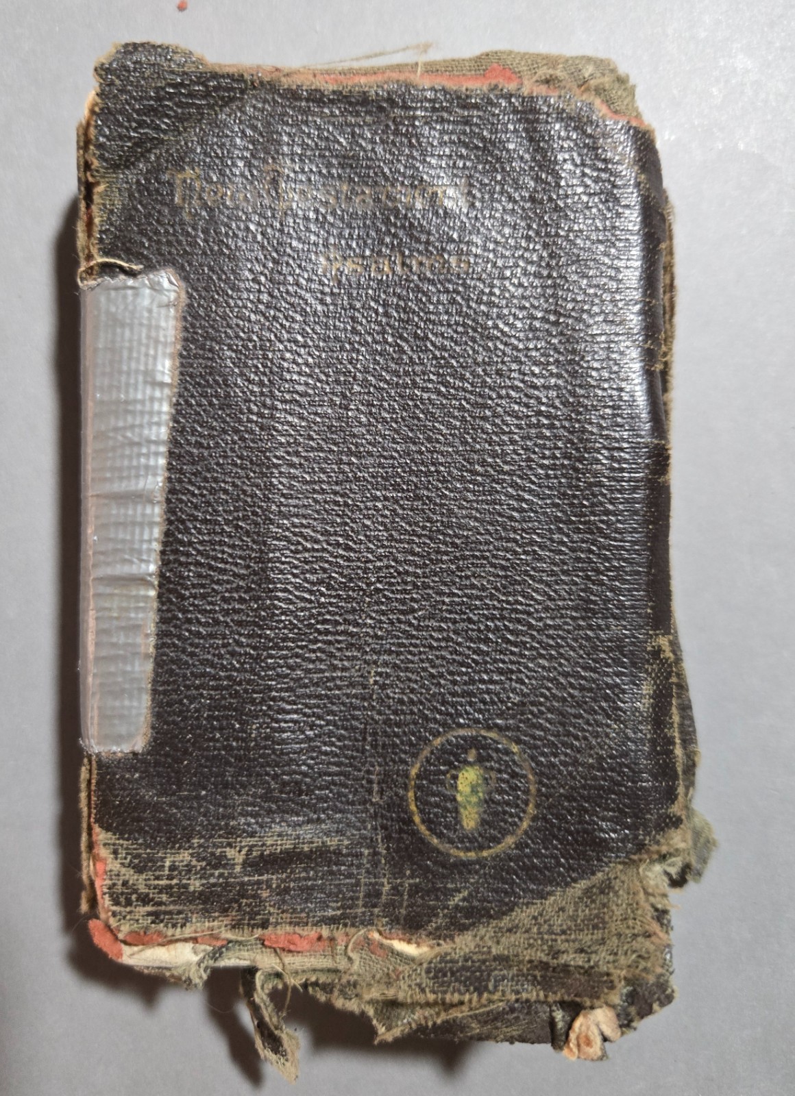 WWII US Military New Testament Psalms Blue Roosevelt Inscribed Bible FDR 1941