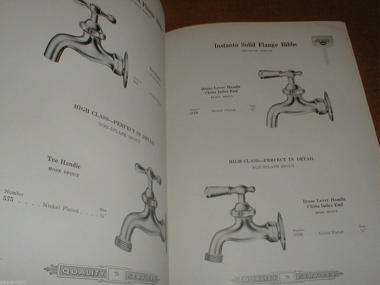 Wolverine Plumbing Brass Works Grand Rapids MI vtg old 1924 Catalog + Price List