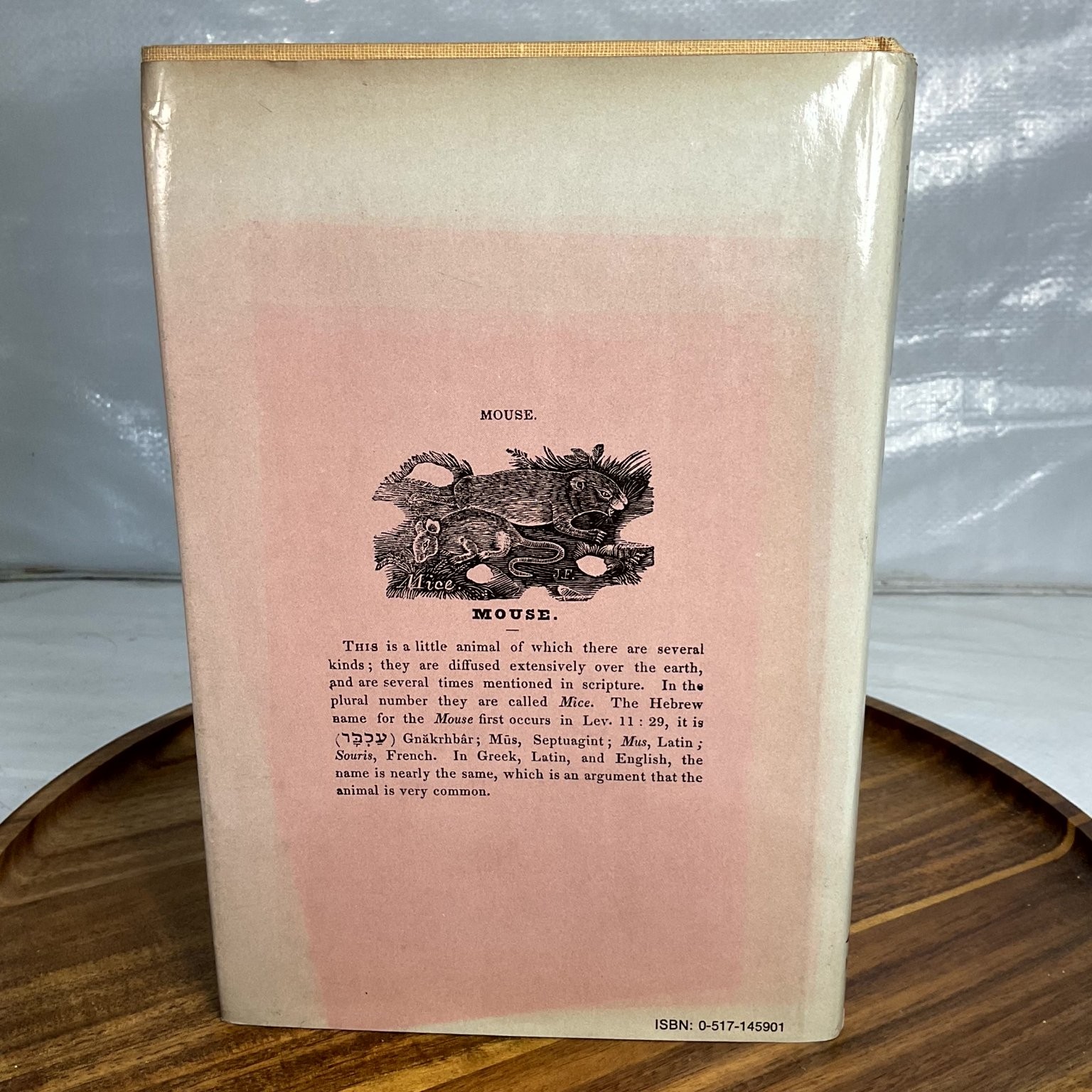 Scripture Animals Jonathan Fisher 1972 Natural History Bible Woodcuts