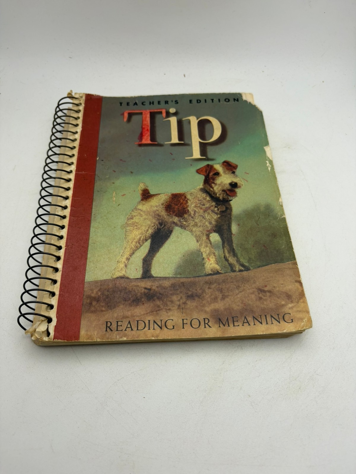 1957 Tip Reading For Meaning Teacher’s Edition Houghton Mifflin Spiral Manual