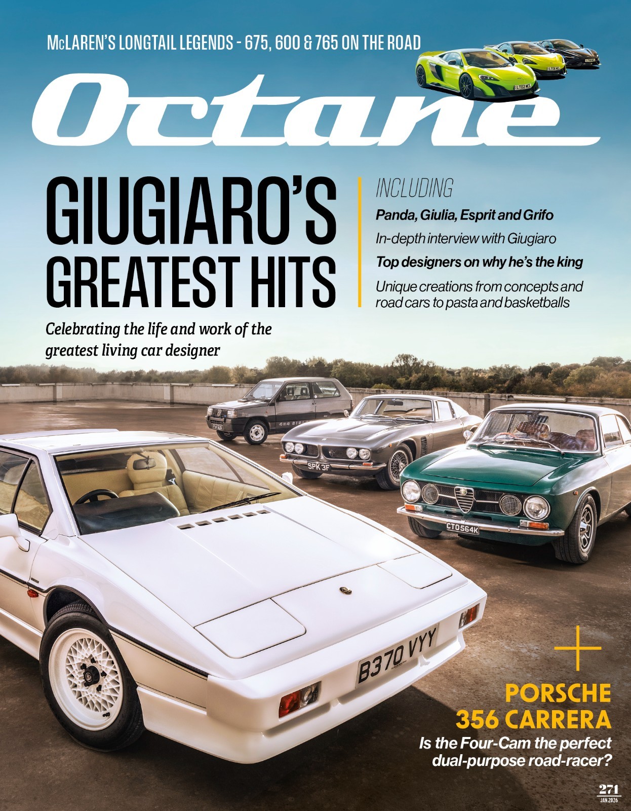 OCTANE MAGAZINE #271 JANUARY 2026 | GIUGIARO’S GREATEST HITS
