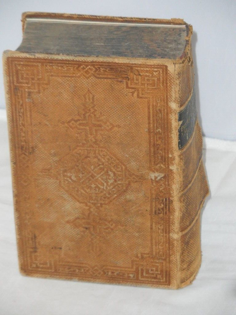 Surenne’s Pronouncing Dictionary French English Language 7th Edition Signed 1849