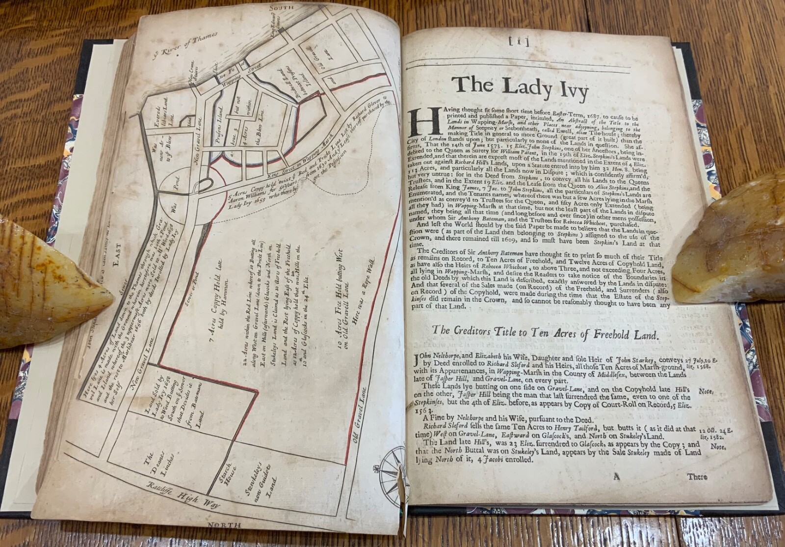 1696 Theodosia Ivie & Thomas Neale Trial Lord Jeffreys Forgery of Land Surveys