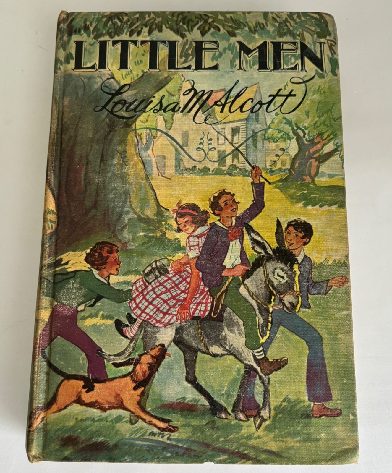 Little Men by Louisa M. Alcott Rainbow Edition Blue Ribbon Books 1913 Edition