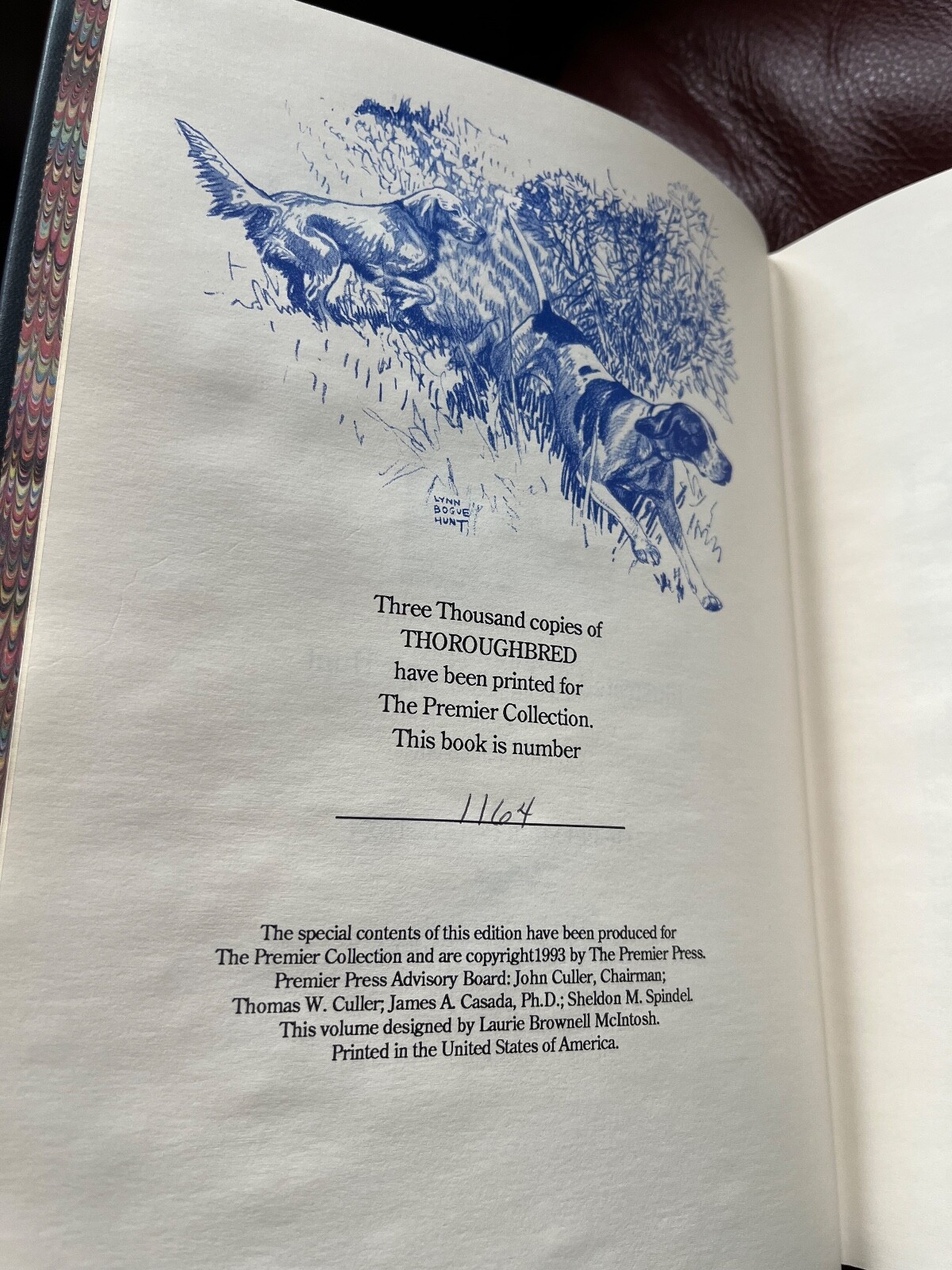 Thoroughbred, by Burton Spiller, 1993, Premier Press, 1164/3000