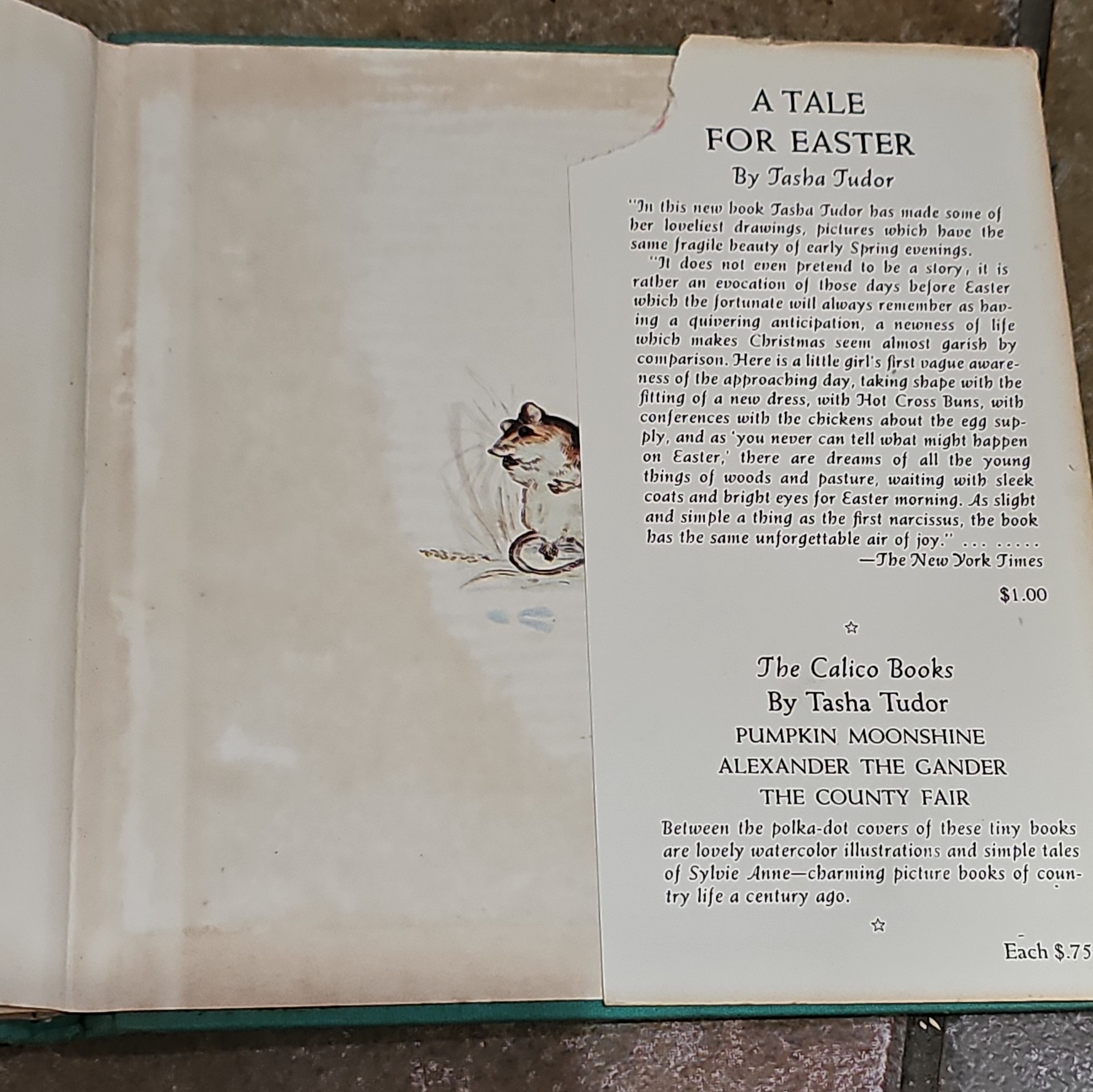 First Edition Snow Before Christmas by Tasha Tudor 1941 Oxford University Press