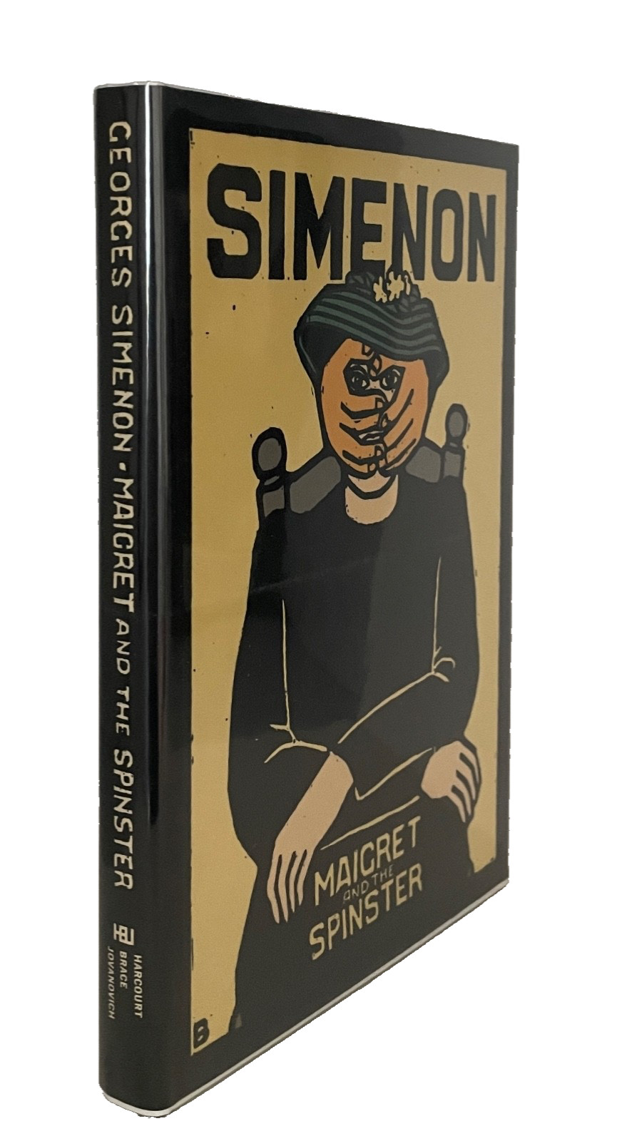 Georges Simenon: MAIGRET AND THE SPINSTER / First Edition / NEAR FINE